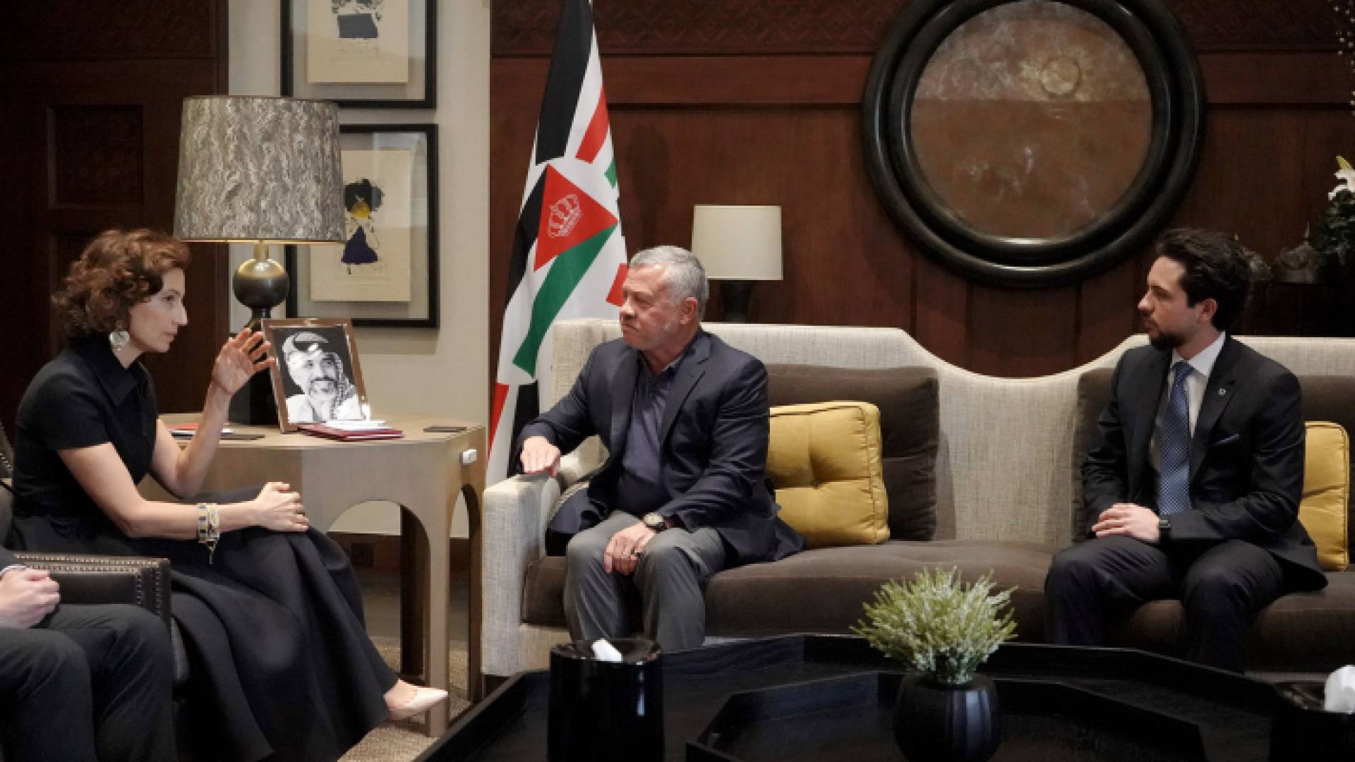 الملك يبحث مع المديرة العامة لليونسكو سبل تعزيز التعاون بين الأردن والمنظمة