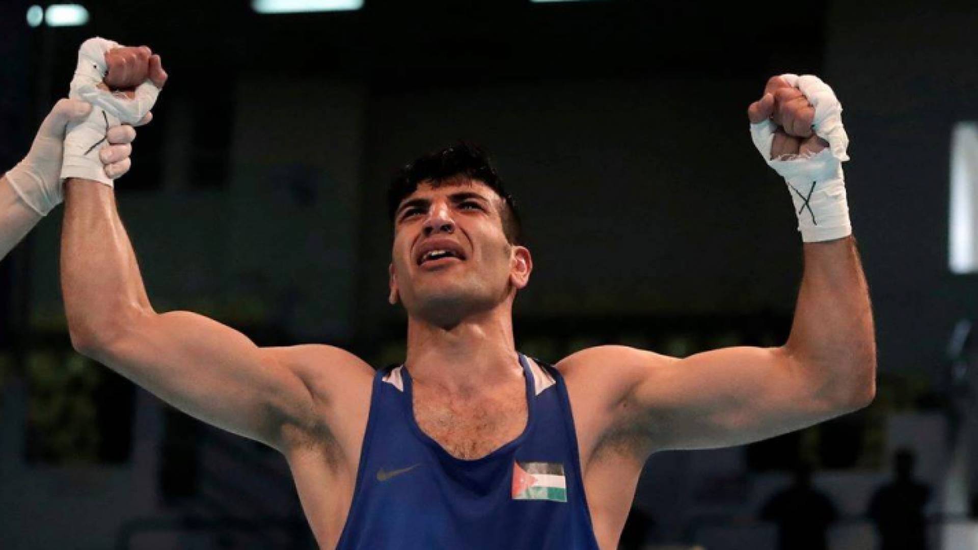 لاعب المنتخب الوطني للملاكمة عبادة الكسبة