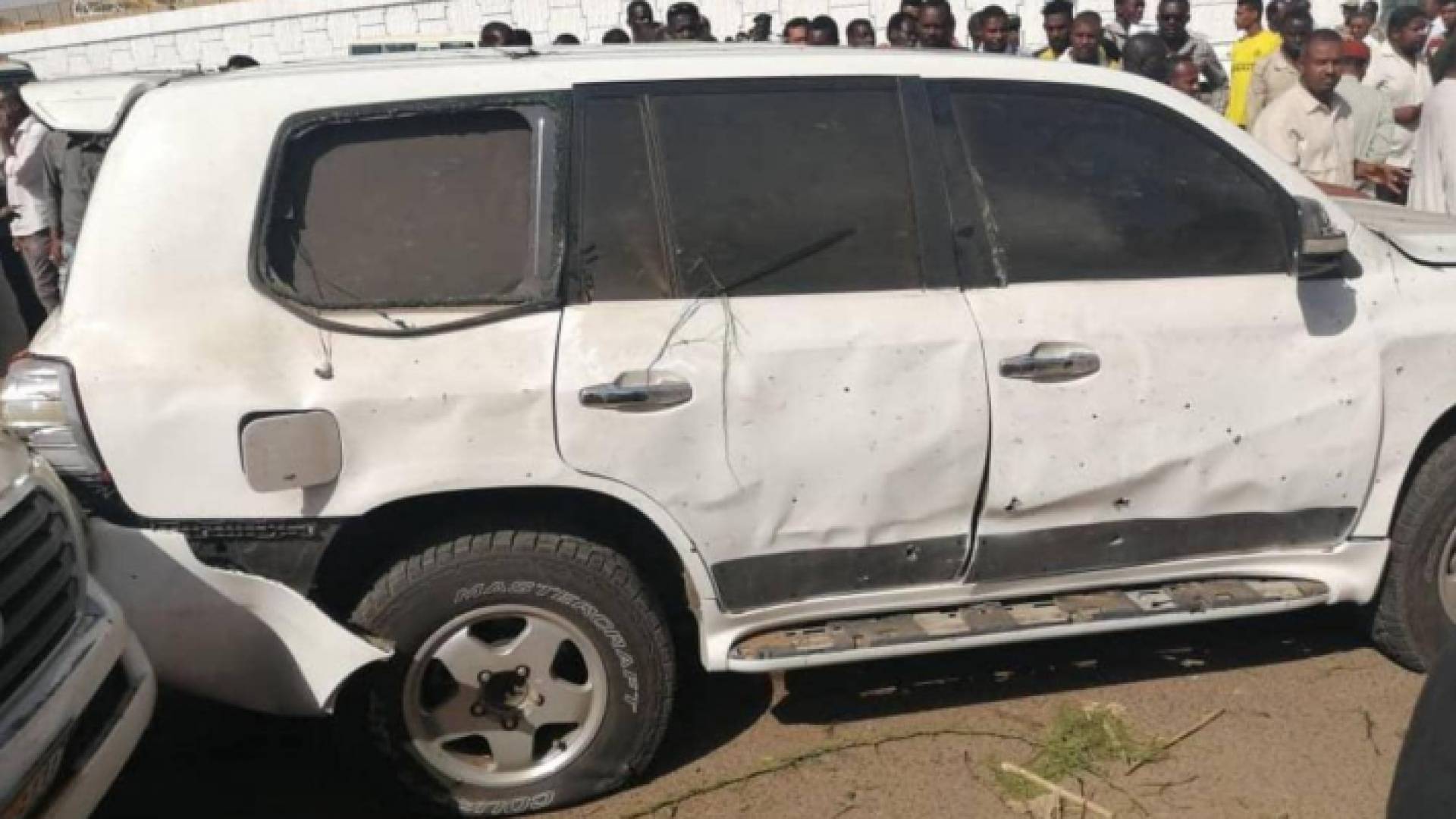 صورة من موقع محاولة الاغتيال - سكاي نيوز