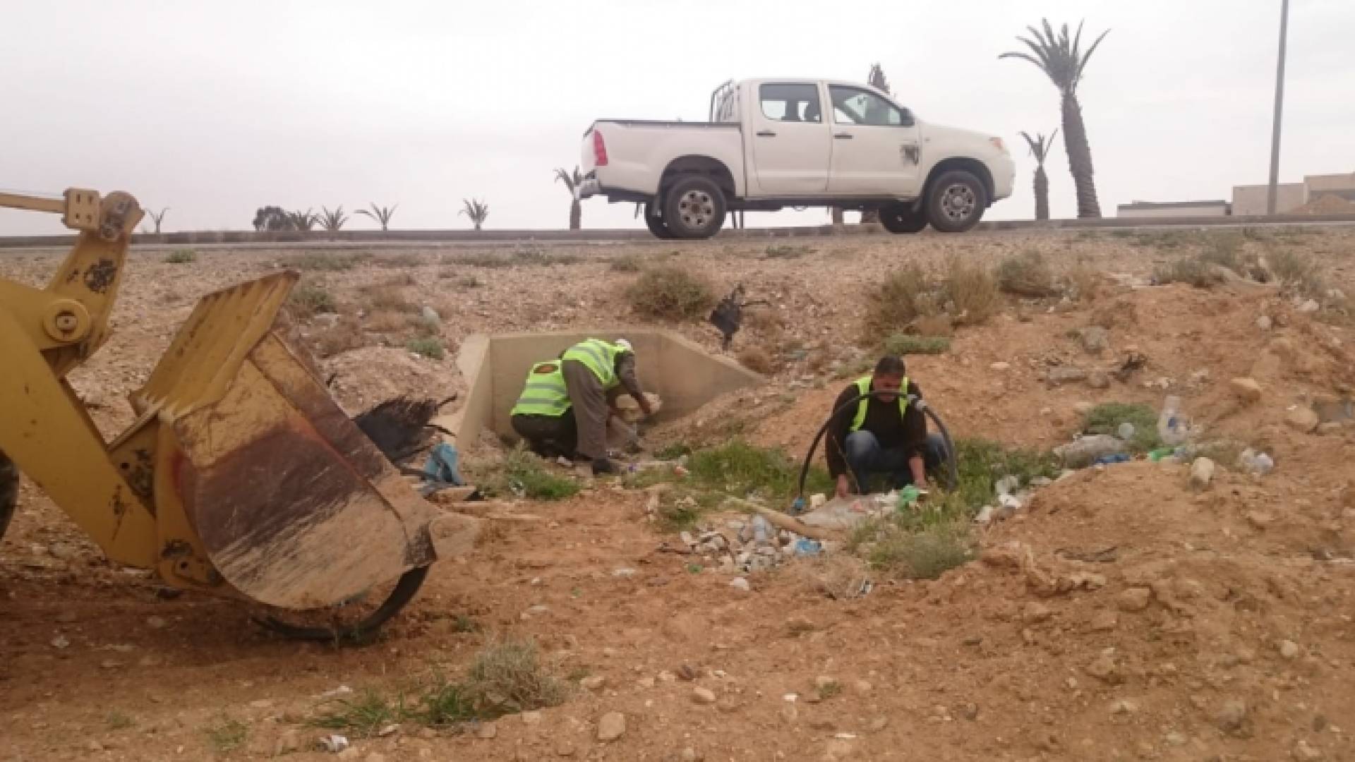 الادارة المحلية تعلن حالة الطوارئ القصوى للتعامل مع المنخفض الجوي