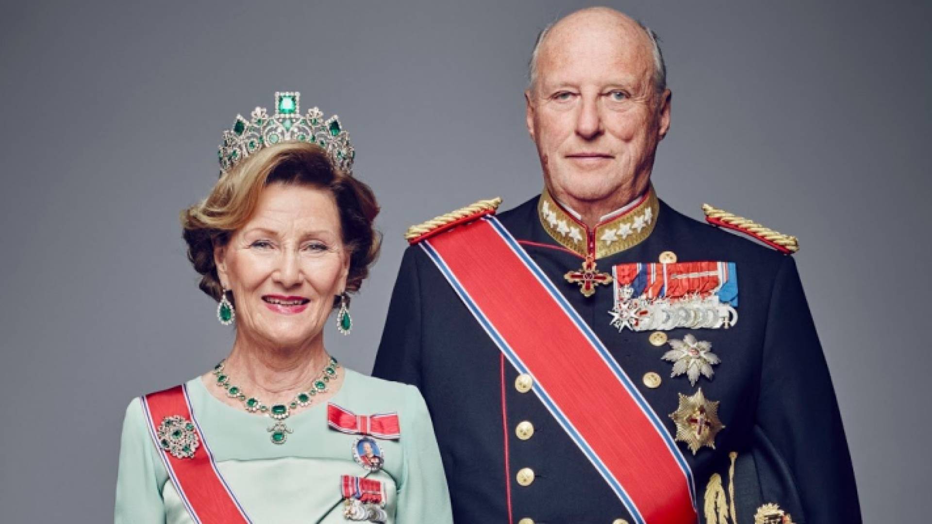 ملك النرويج وزوجته