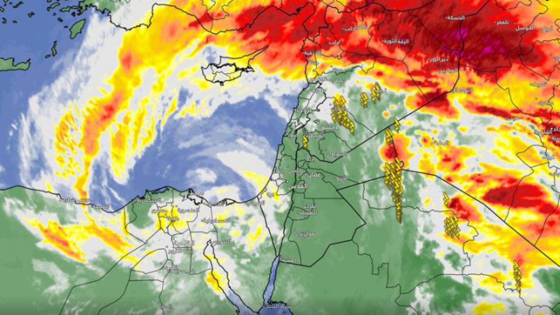 تحول الطقس بشكل تدريجي ليكون مُغبراً في أجزاء مُختلفة من المملكة
