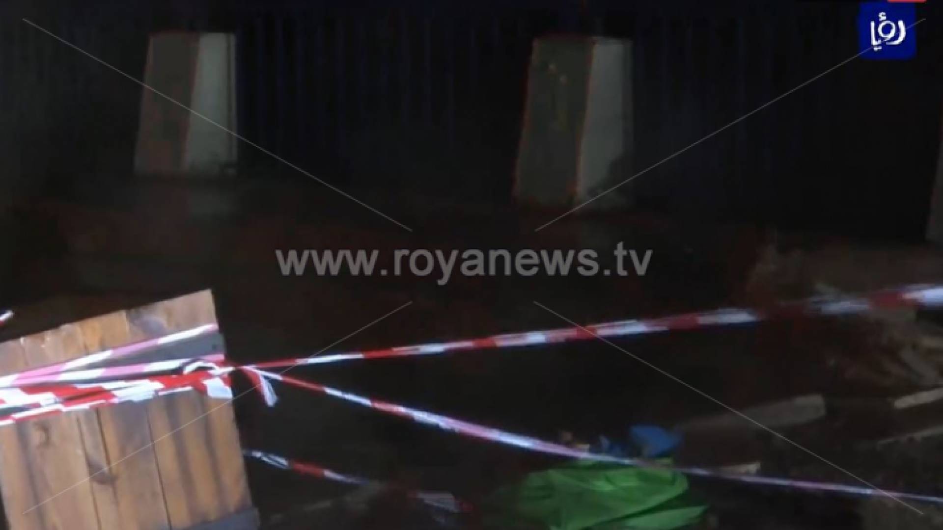 انهيار رصيف محاذي للشاطئ الجنوبي في العقبة