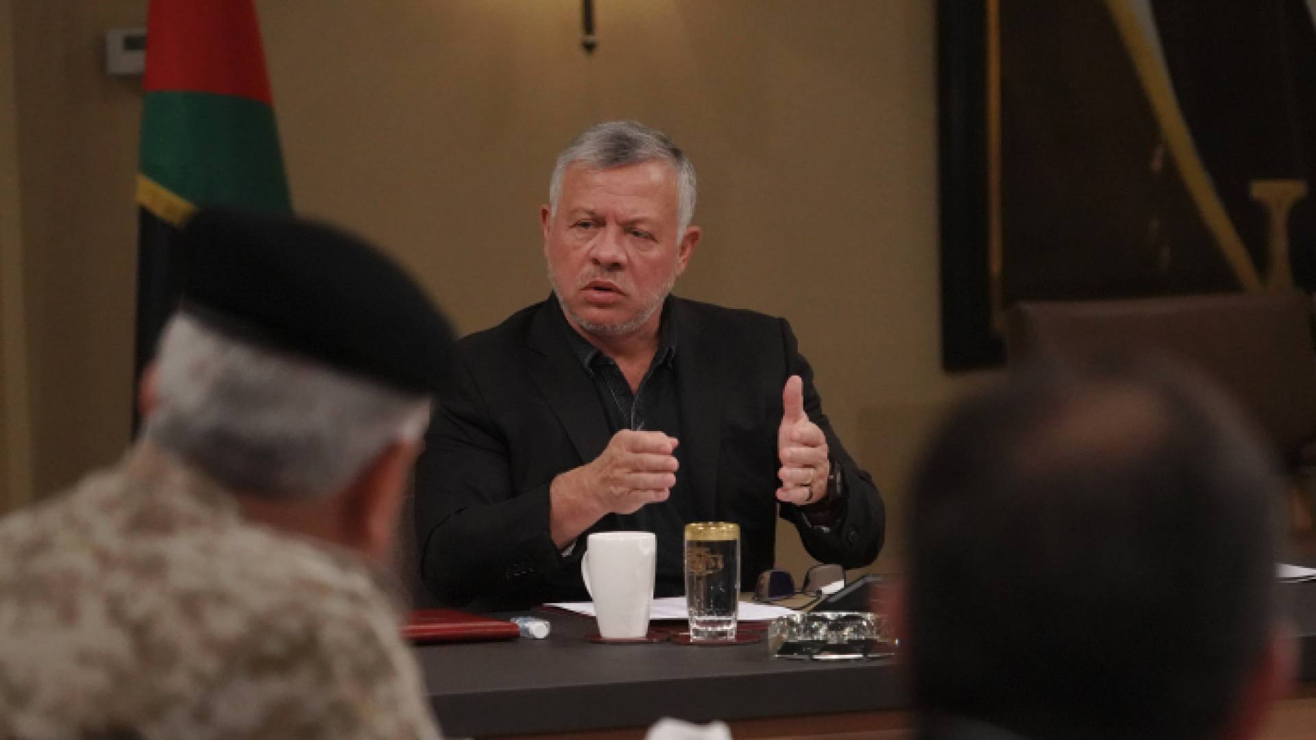 جلالة الملك عبدالله الثاني - من الاجتماع