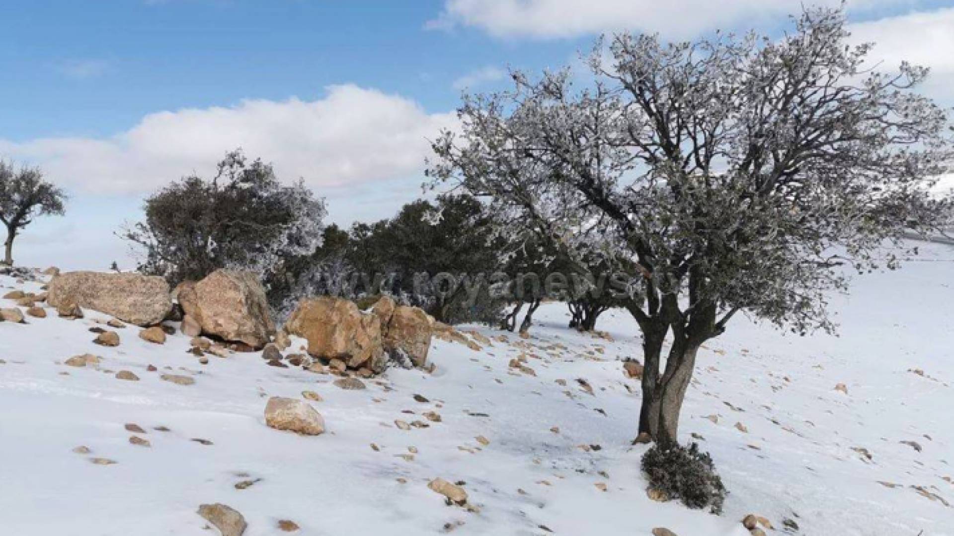 ثلوج الطفيلة - ارشيفية