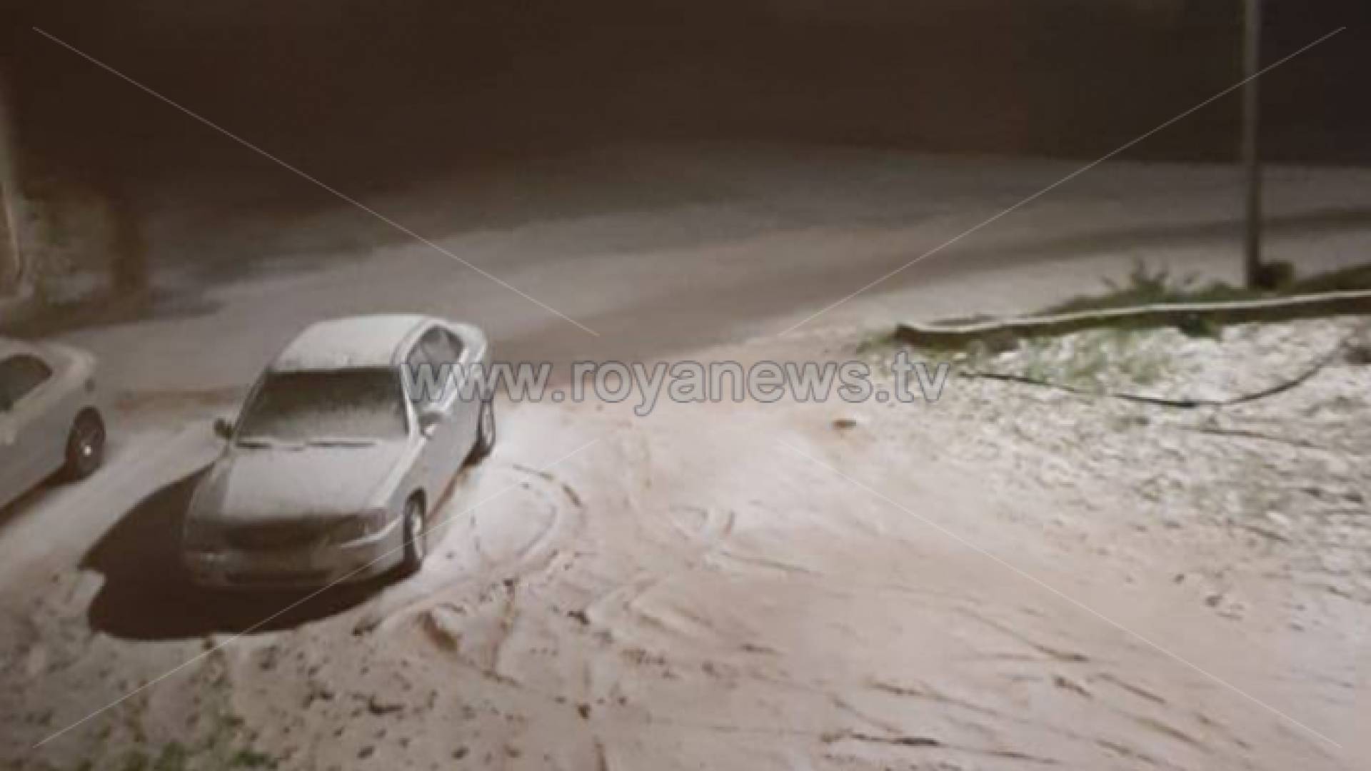 الثلوج في الطفيلة