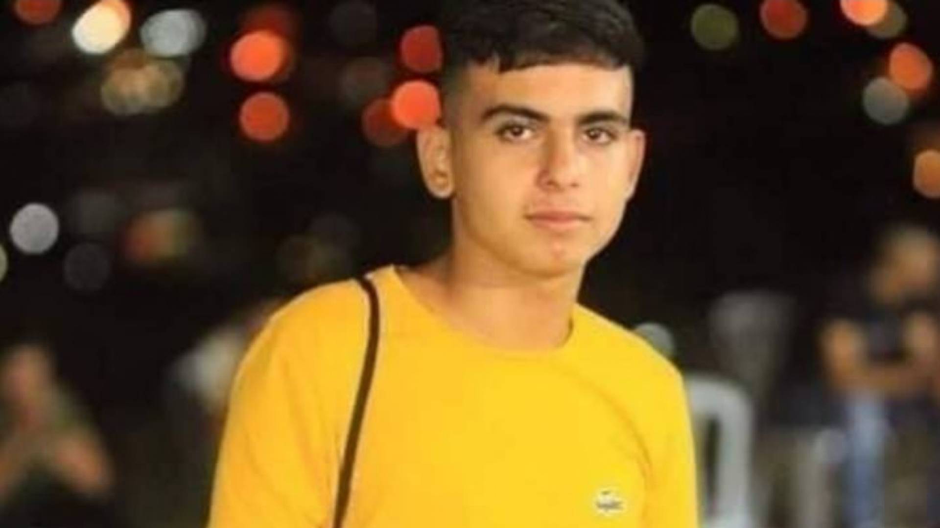 صورة الفتى المجني عليه كما تداولتها وسائل إعلام فلسطينية