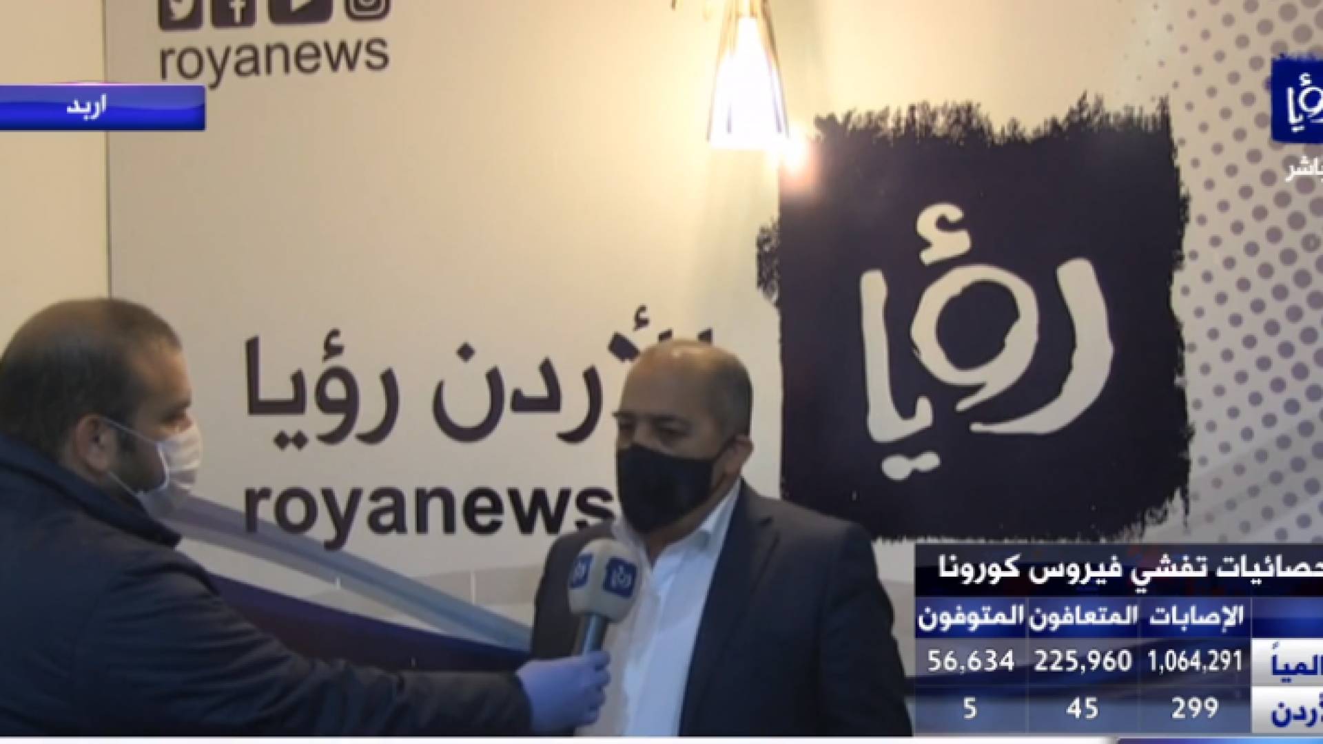 محافظ اربد لرؤيا: تم حجز49 شخصا خالفوا قرار حظر التجول الجمعة