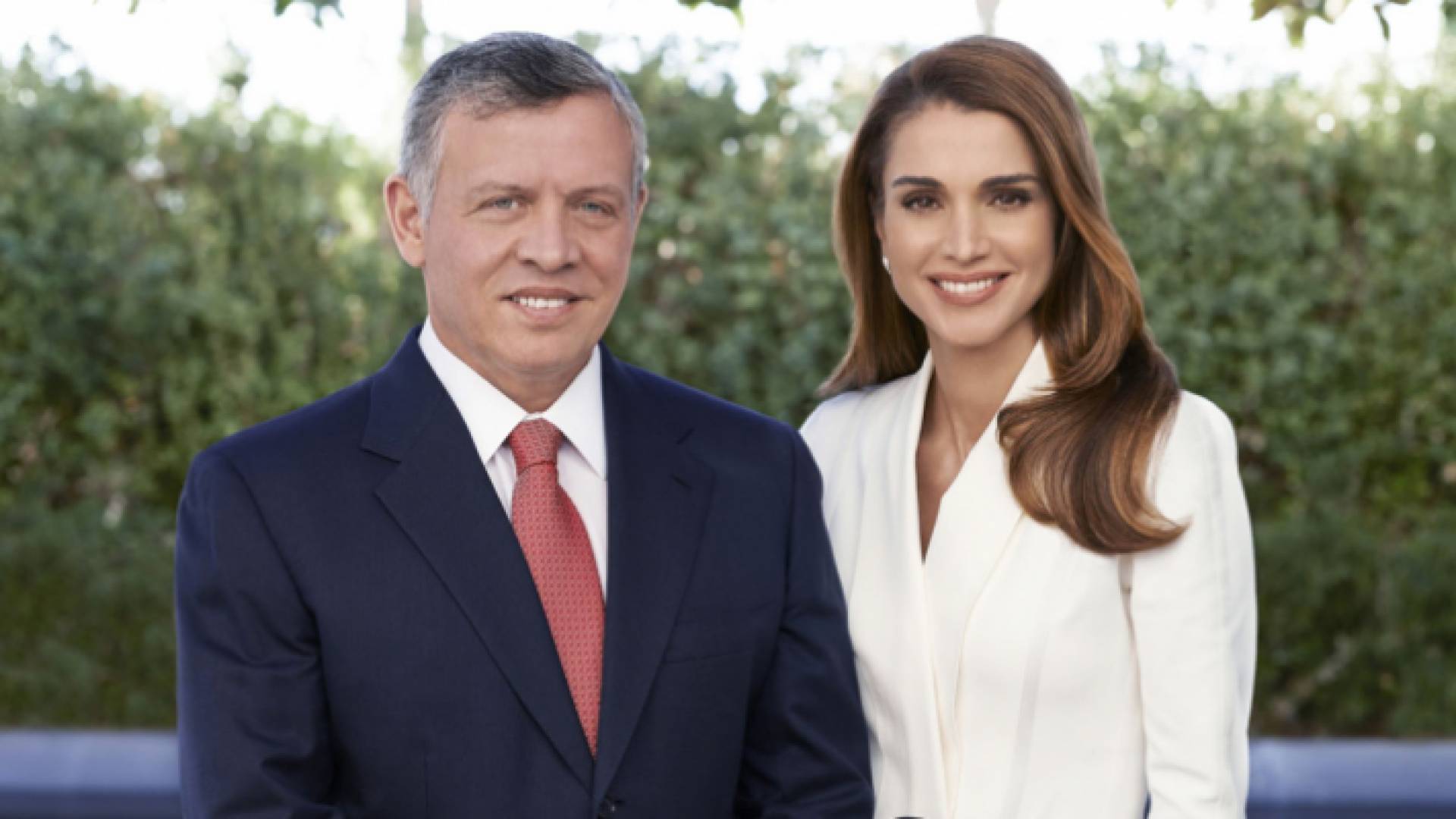 جلالة الملك عبدالله الثاني وجلالة الملكة رانيا العبدالله