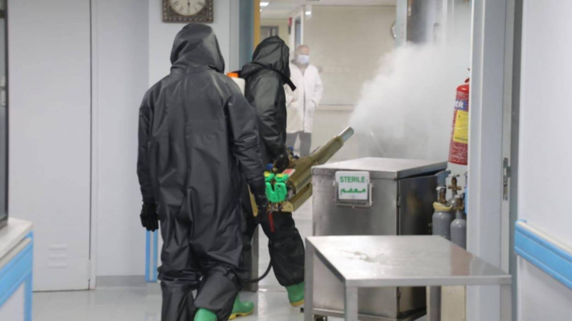 فريق المواد الخطرة في الدفاع المدني