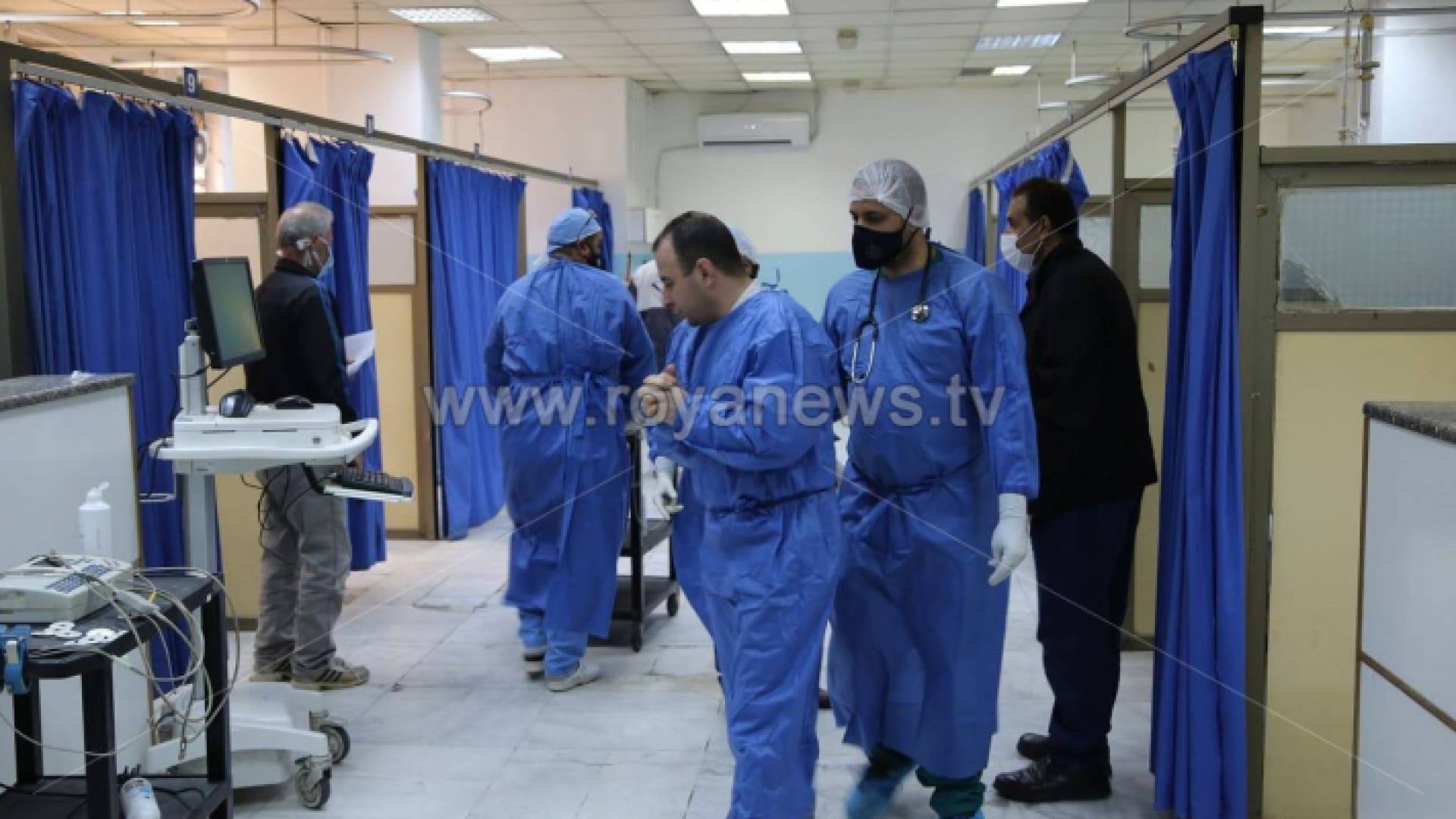 جمع 7 الآف عينة منذ بداية أزمة كورونا في اربد