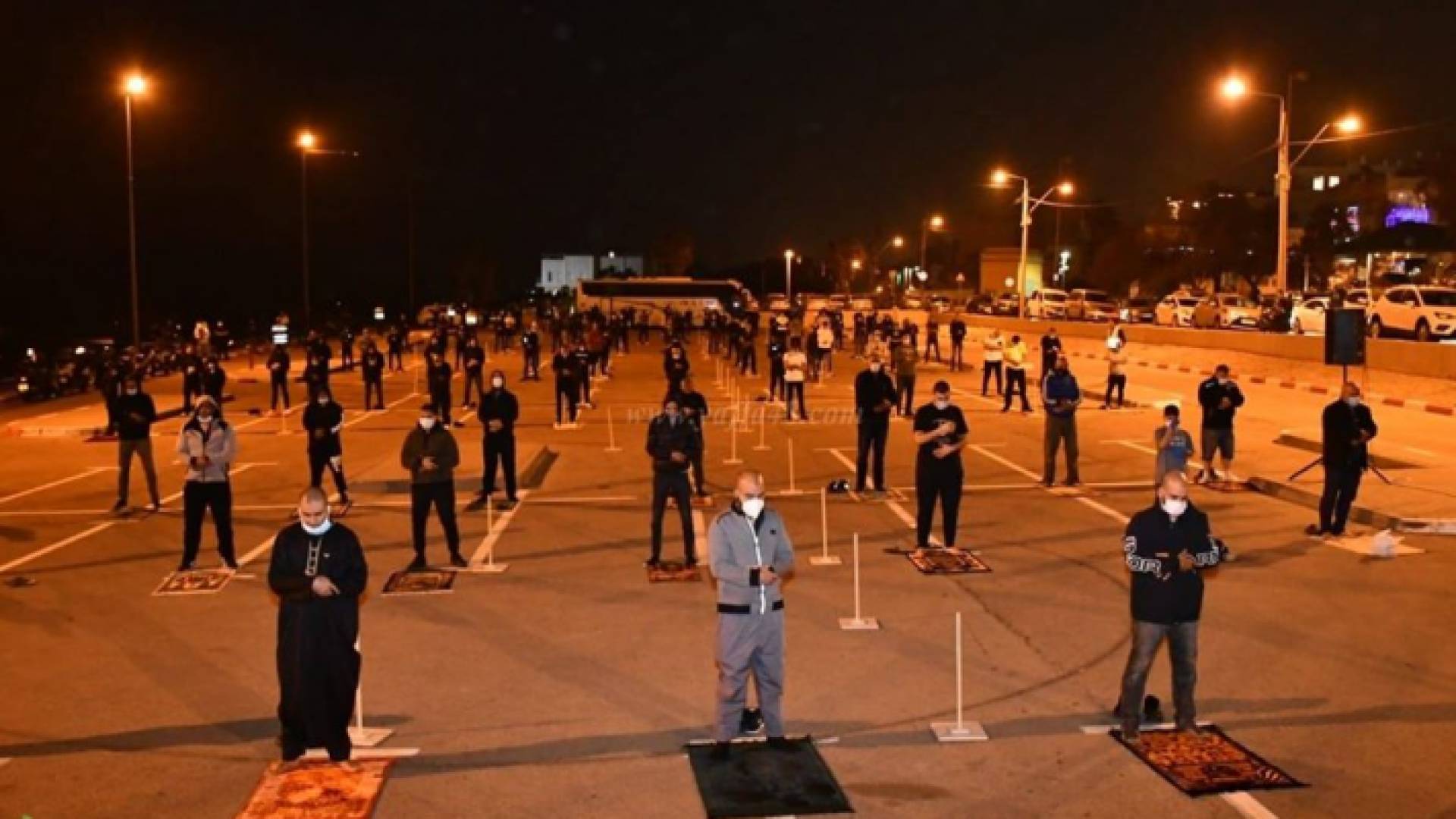 من صلاة التراويح.. "يافا 24"