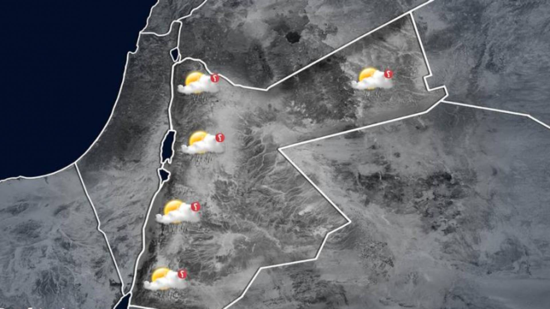 خريطة توضيحية من طقس العرب