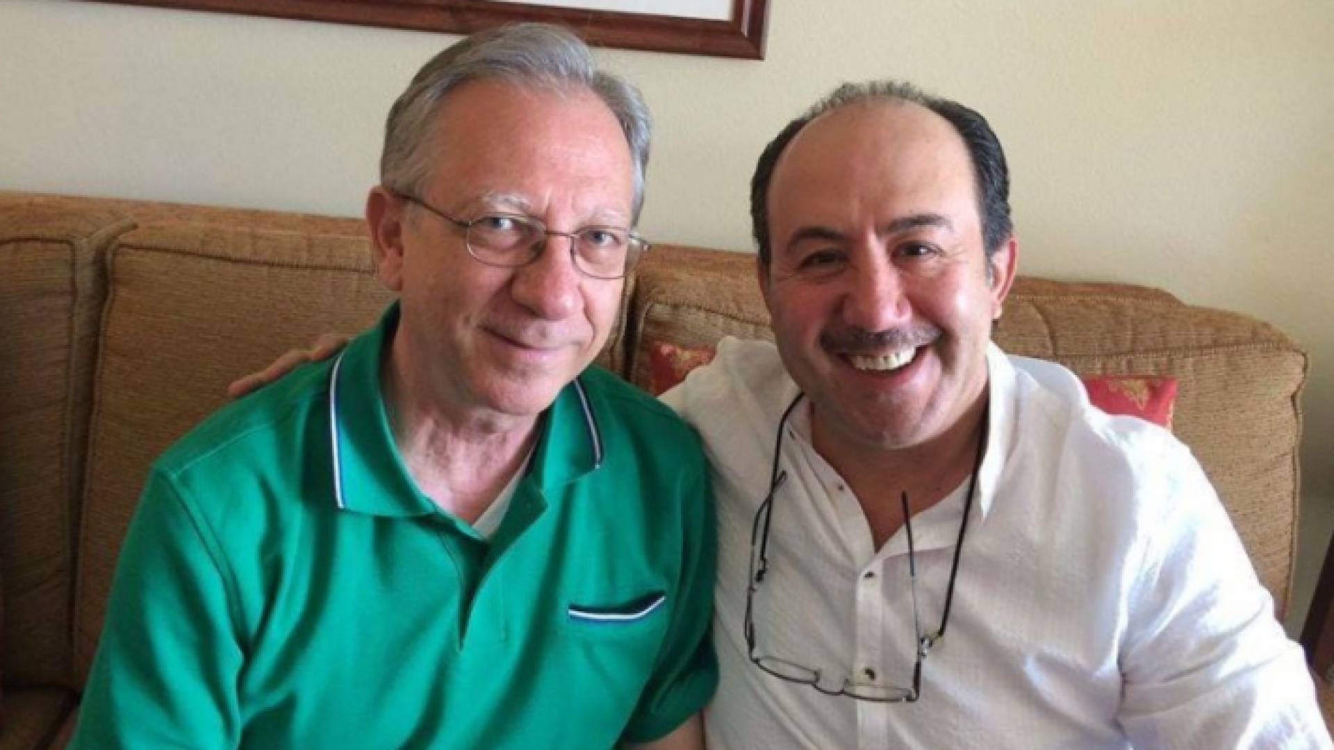 الفنان الراحل محمد عصمت والفنان محمد خير الجراح