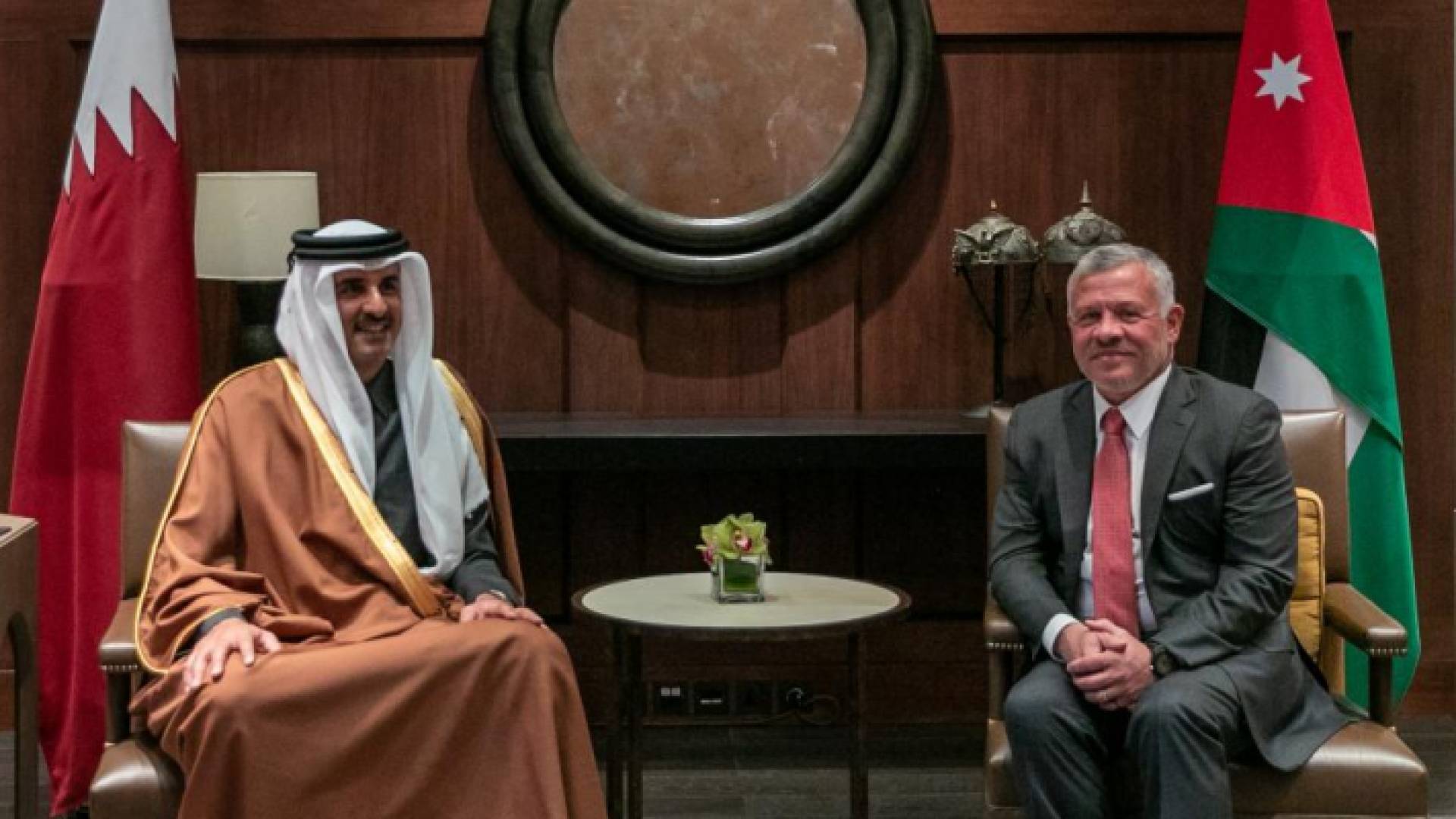 الملك وأمير قطر - ارشيفية