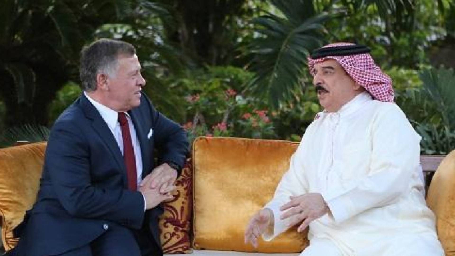 الملك والعاهل البحريني