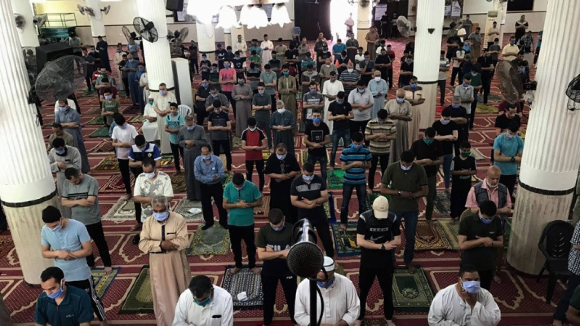 غزة تصلي الجمعة في زمن كورونا