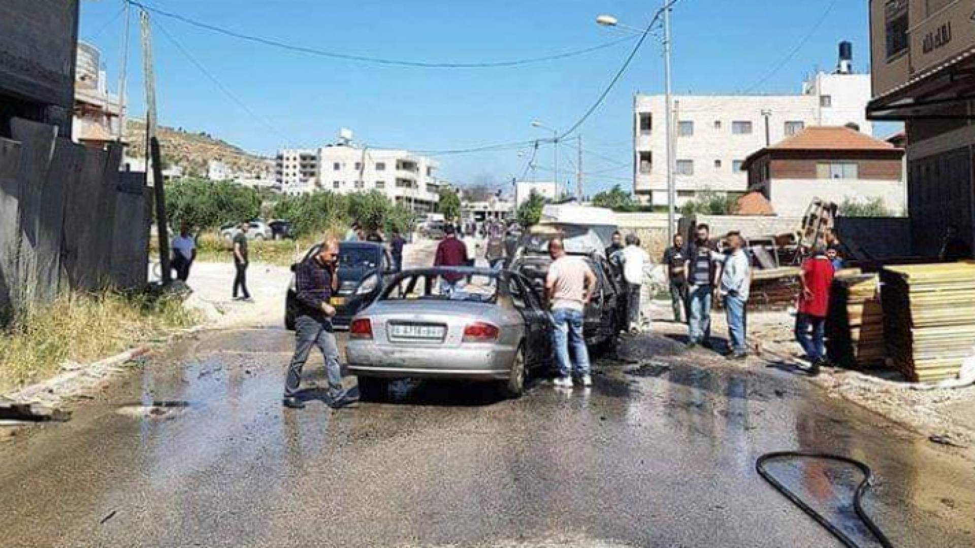 جانب من المشاجرة