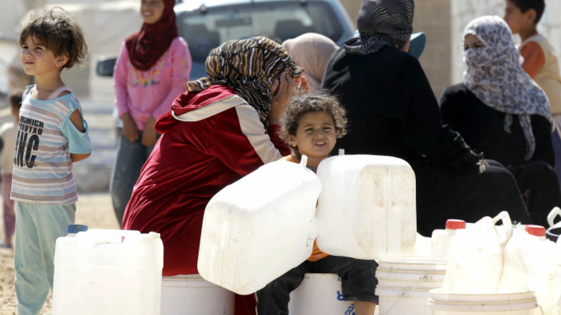 اللاجئون في الاردن - ا ف ب