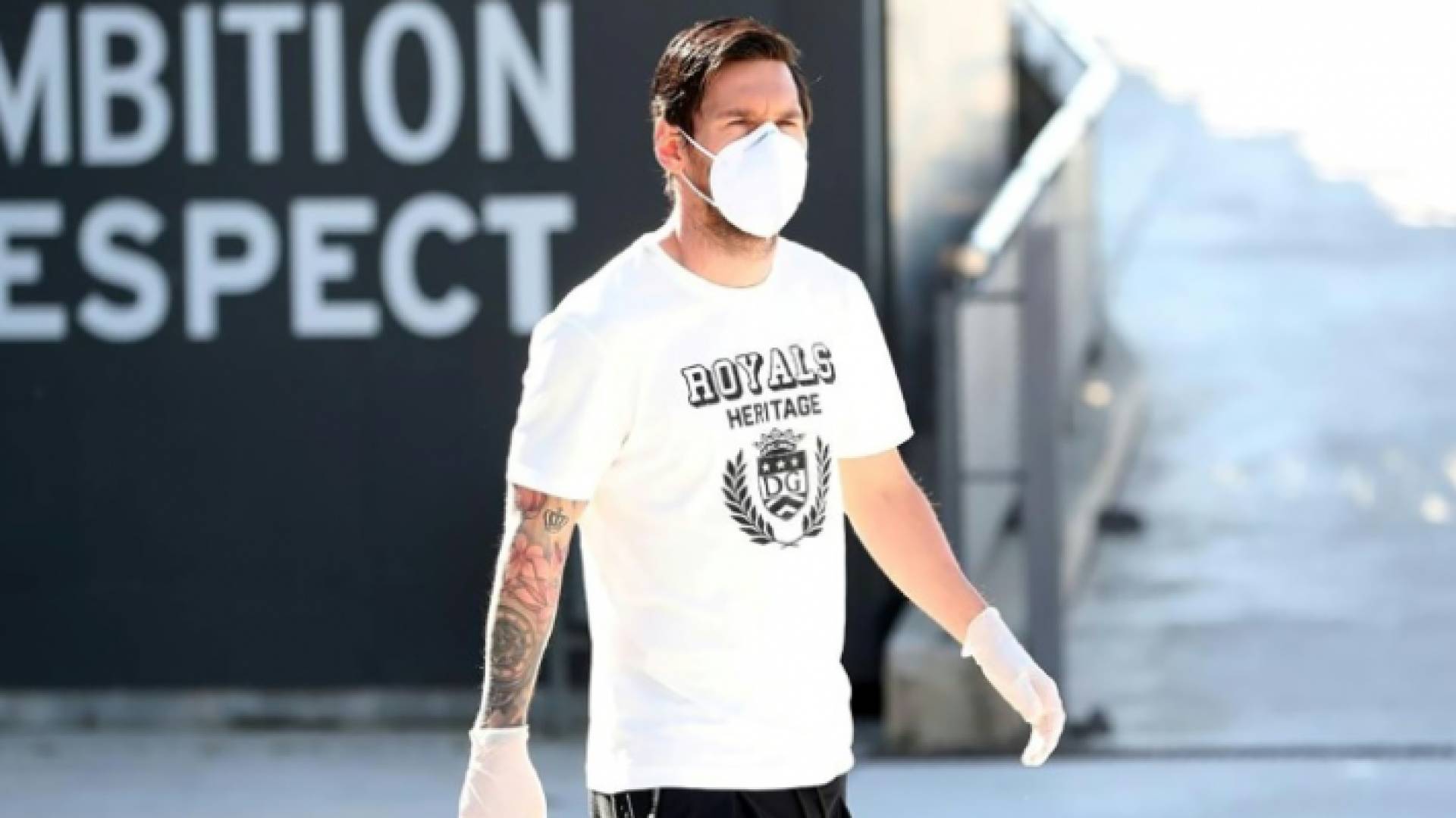 اسبانيا: ميسي تدرب بمفرده