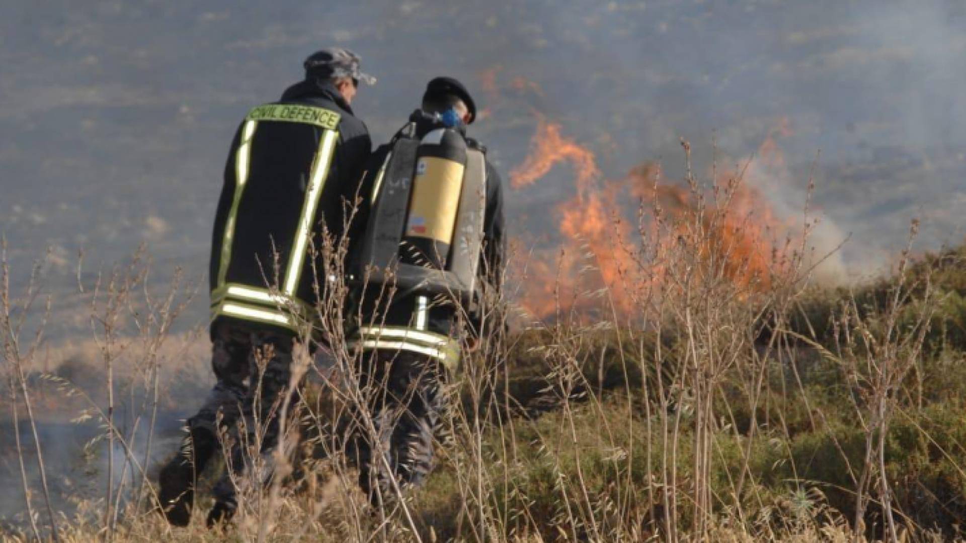 الدفاع المدني يتعامل مع 342 حريق أعشاب جافة وأشجار حرجية ومثمرة