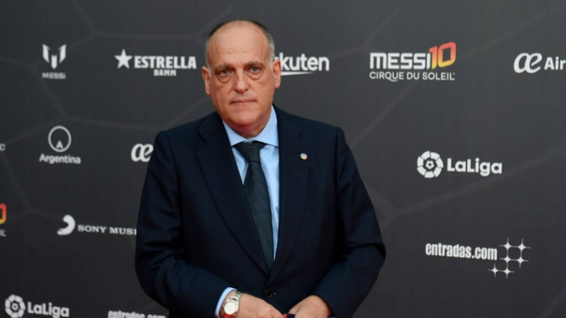 رئيس رابطة الدوري الاسباني لكرة القدم خافيير تيباس