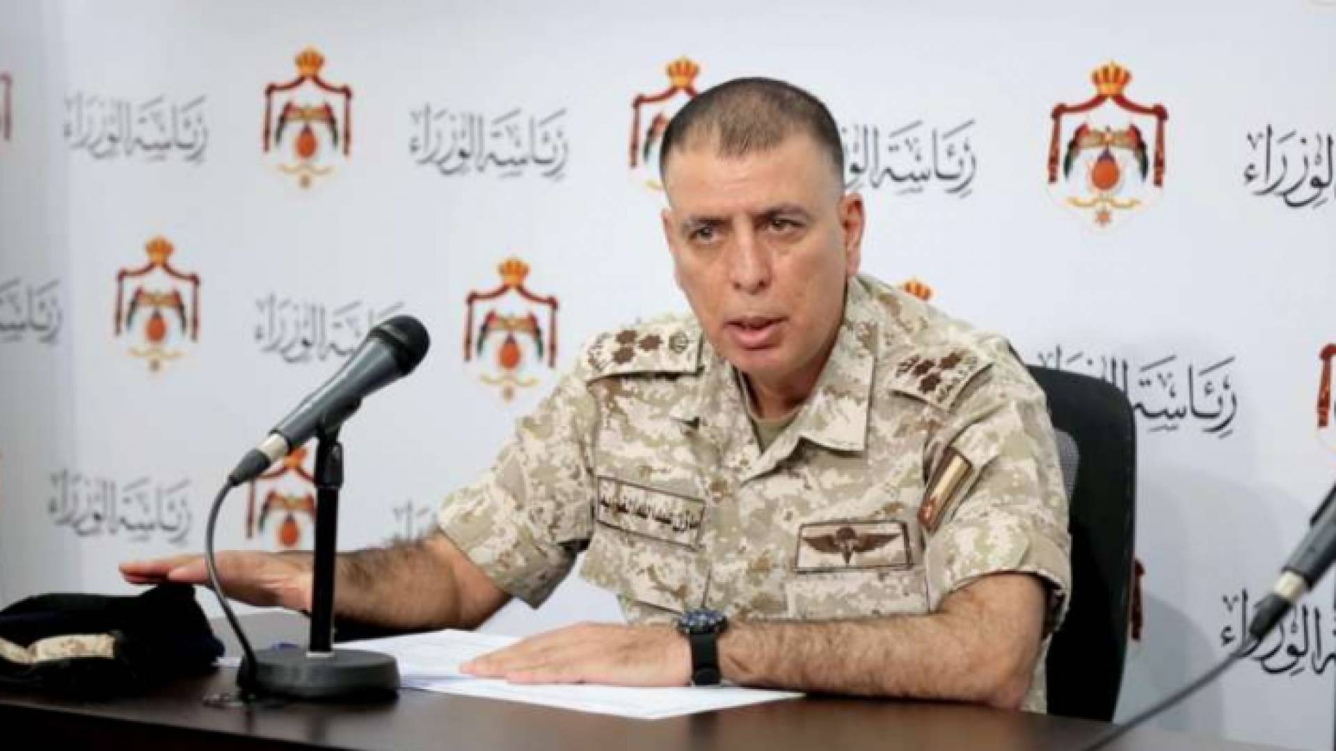 مدير خلية إدارة الأزمة العميد الركن مازن الفراية