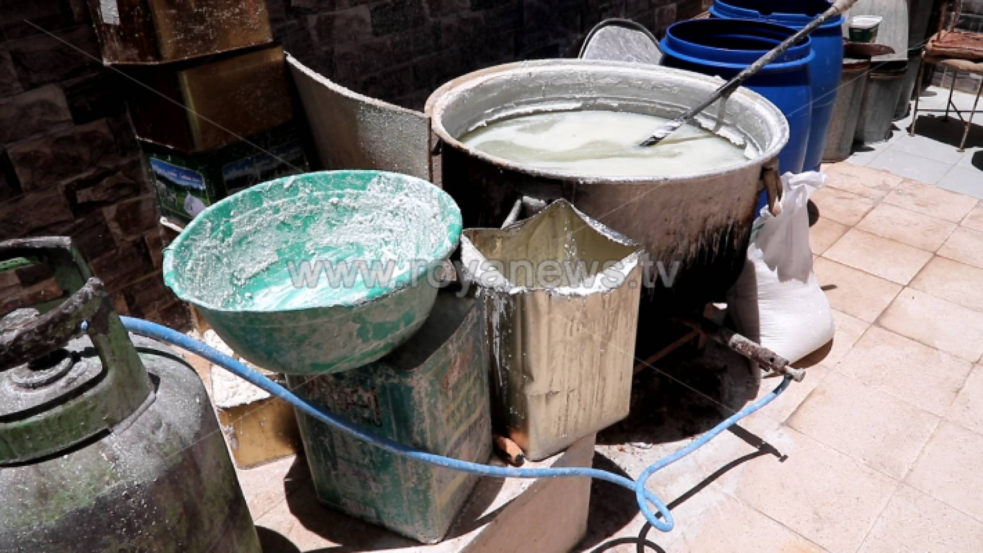 اغلاق مشغل ألبان وأجبان غير مرخص في المقابلين