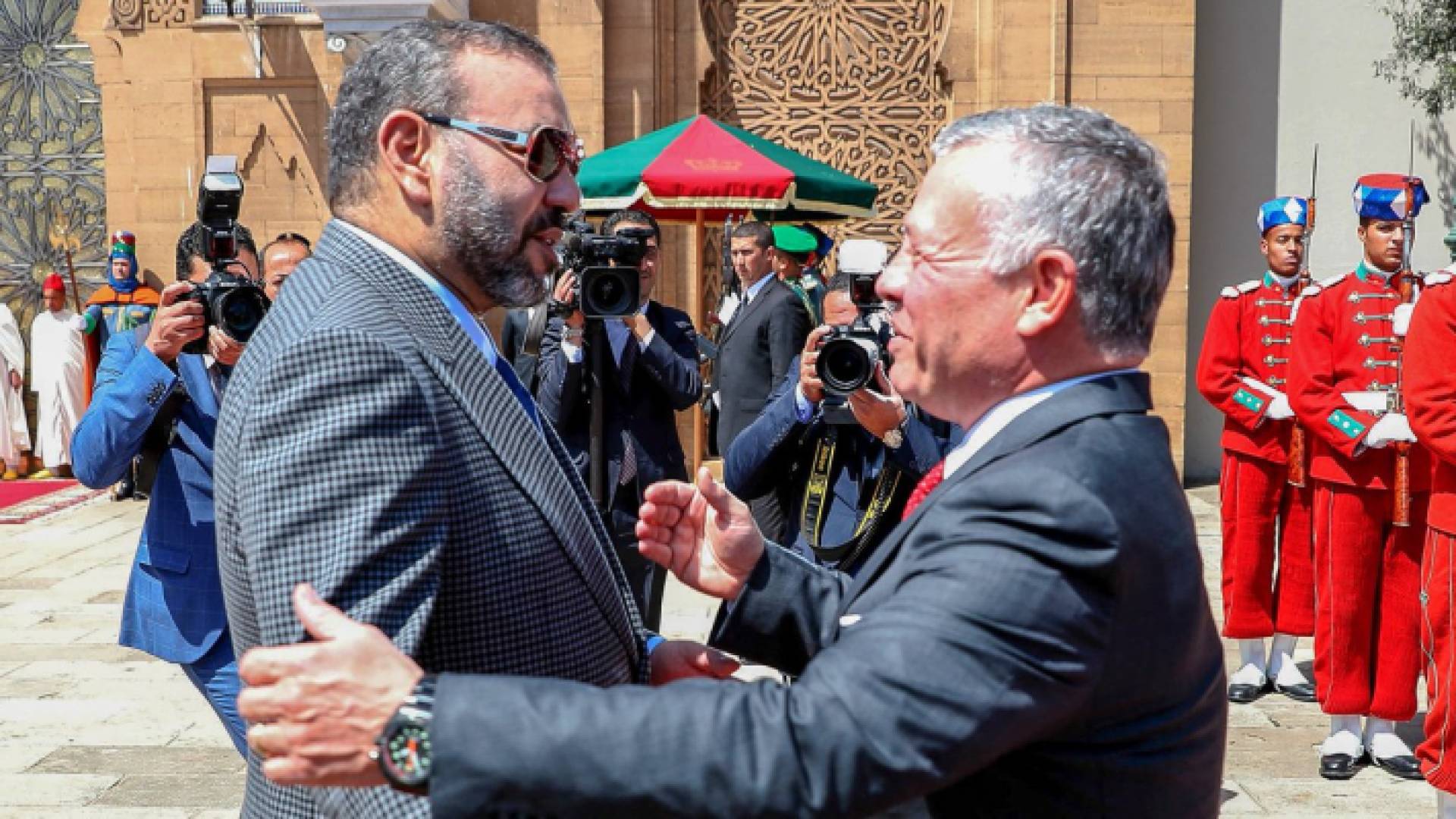 جلالة الملك عبدالله الثاني والعاهل المغربي - ارشيفية