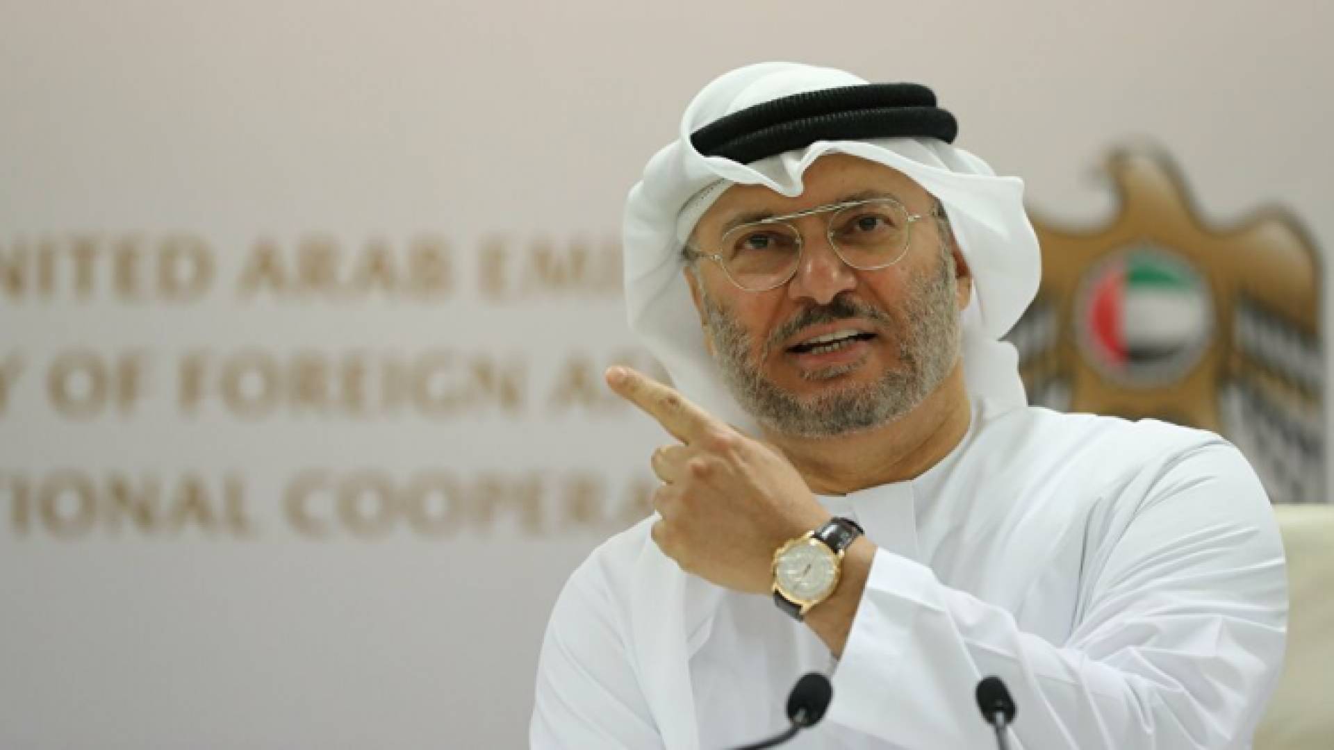 وزير الدولة للشؤون الخارجية الإماراتي أنور قرقاش - ارشيفية