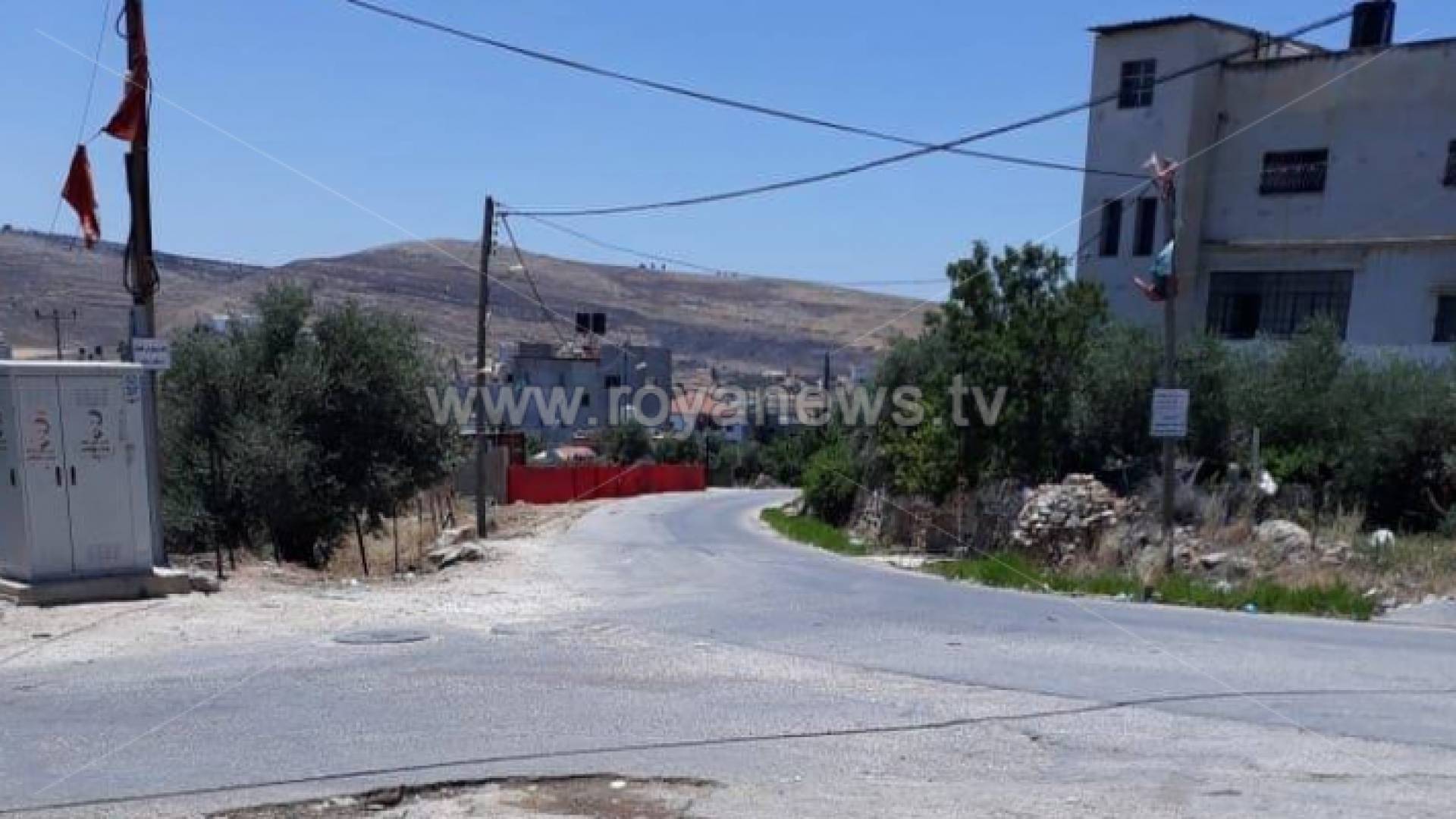 جانب من قرية دير الحطب