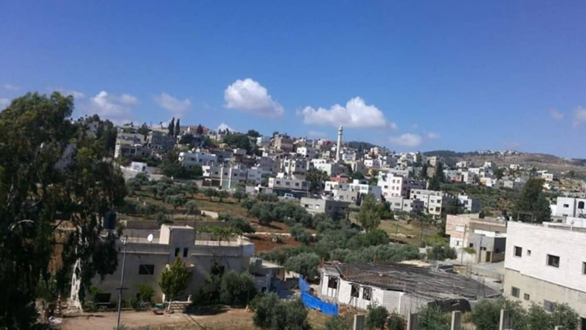 بلدة دير الحطب في نابلس