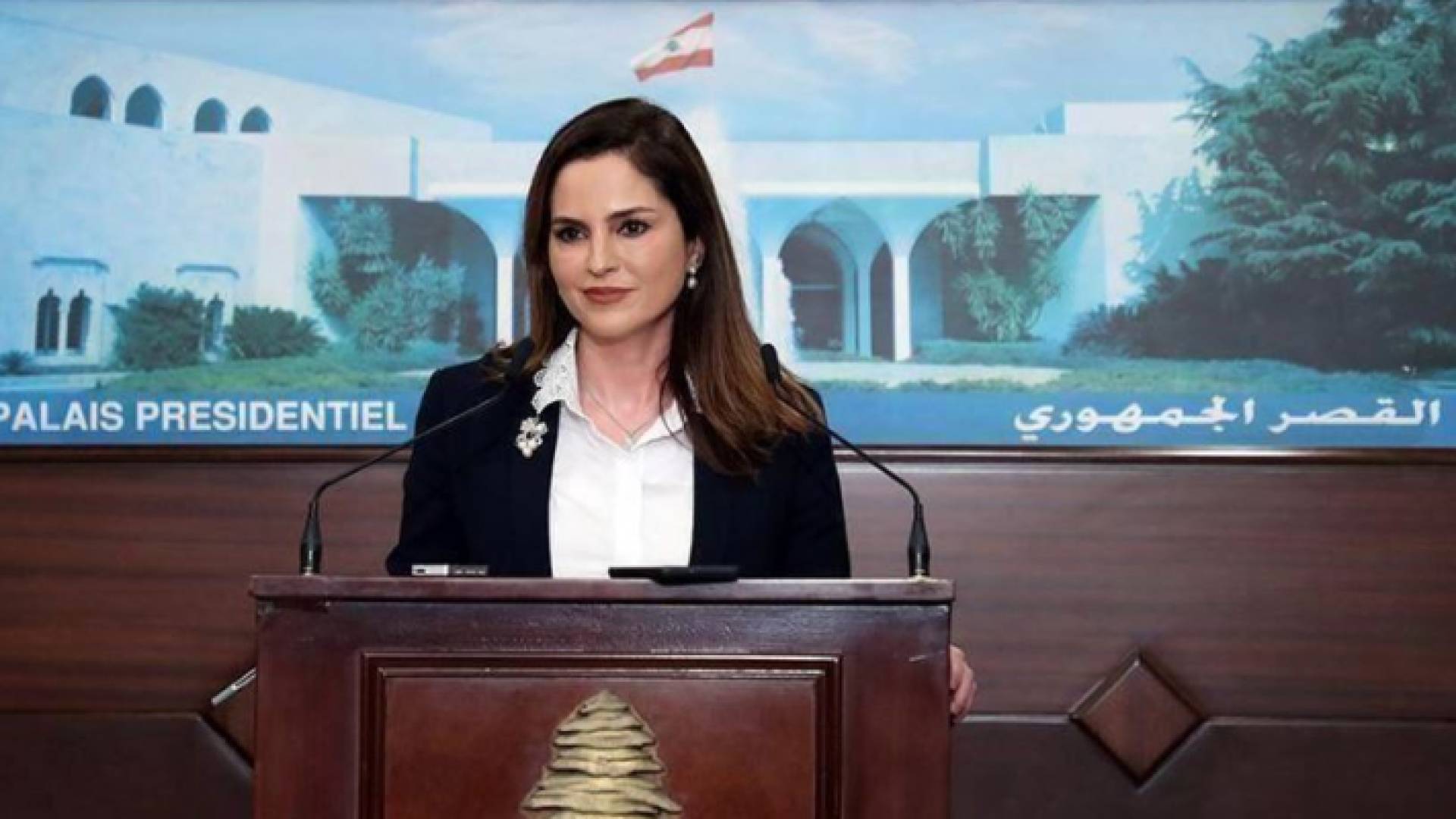 وزيرة الإعلام اللبنانية منال عبد الصمد