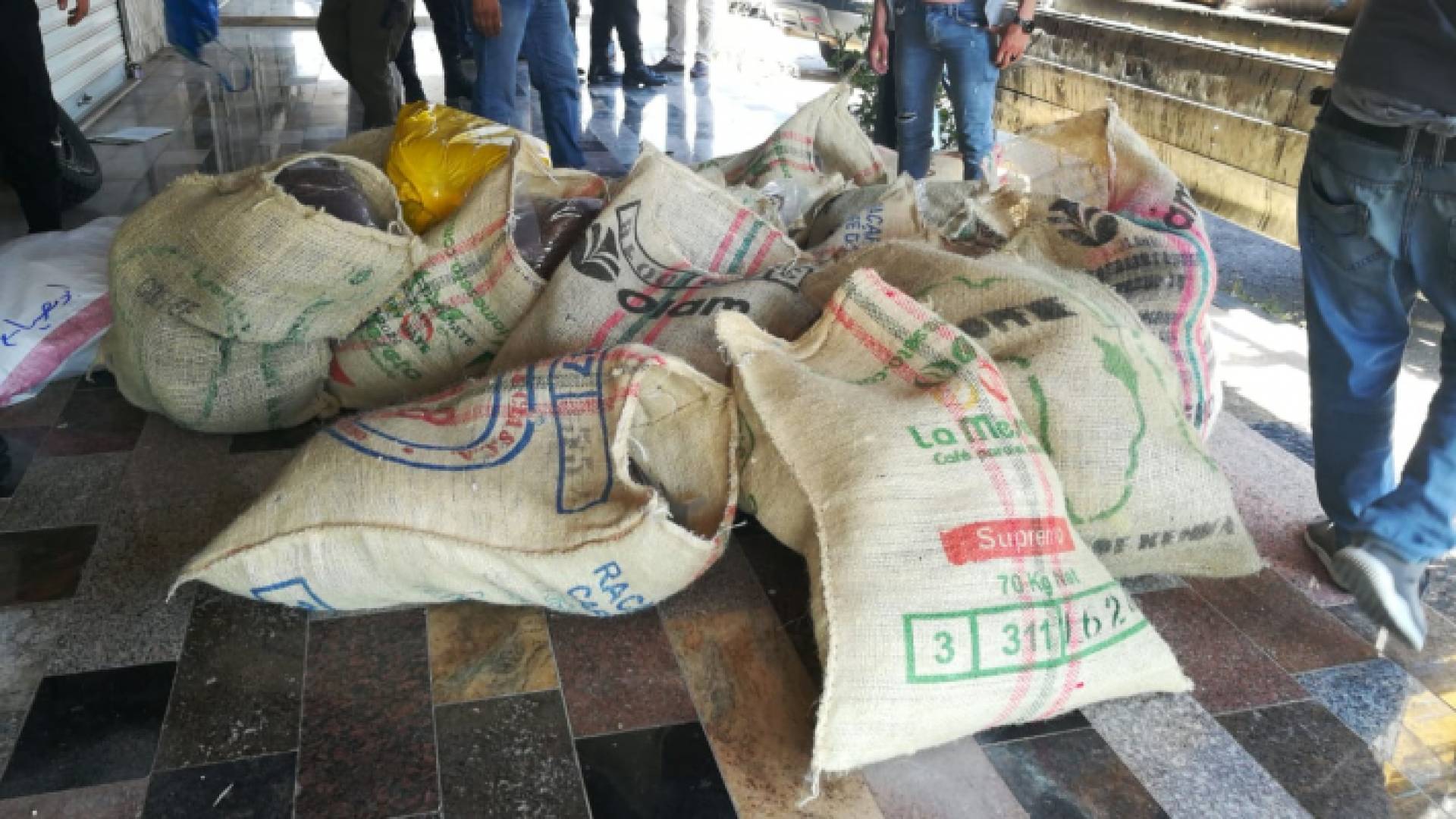 من المضبوطات