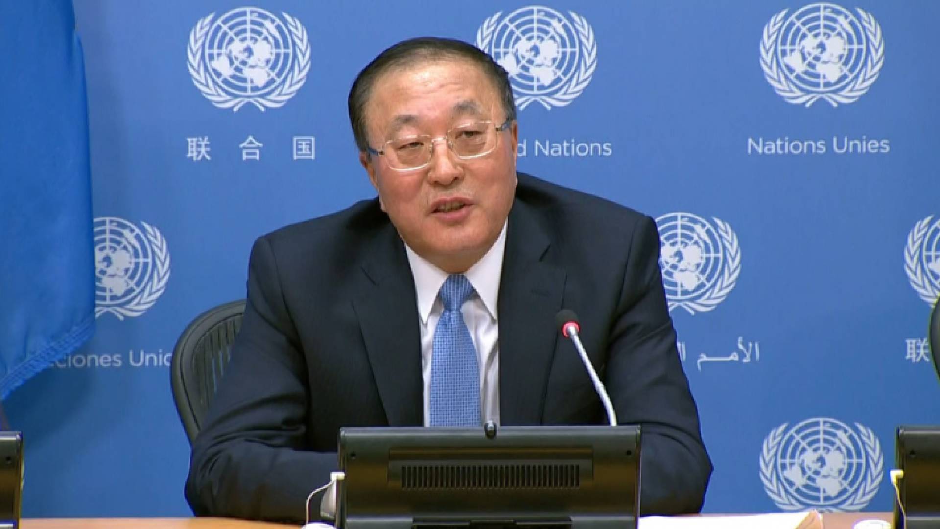 السفير الصيني لدى الأمم المتحدة تشانغ جون