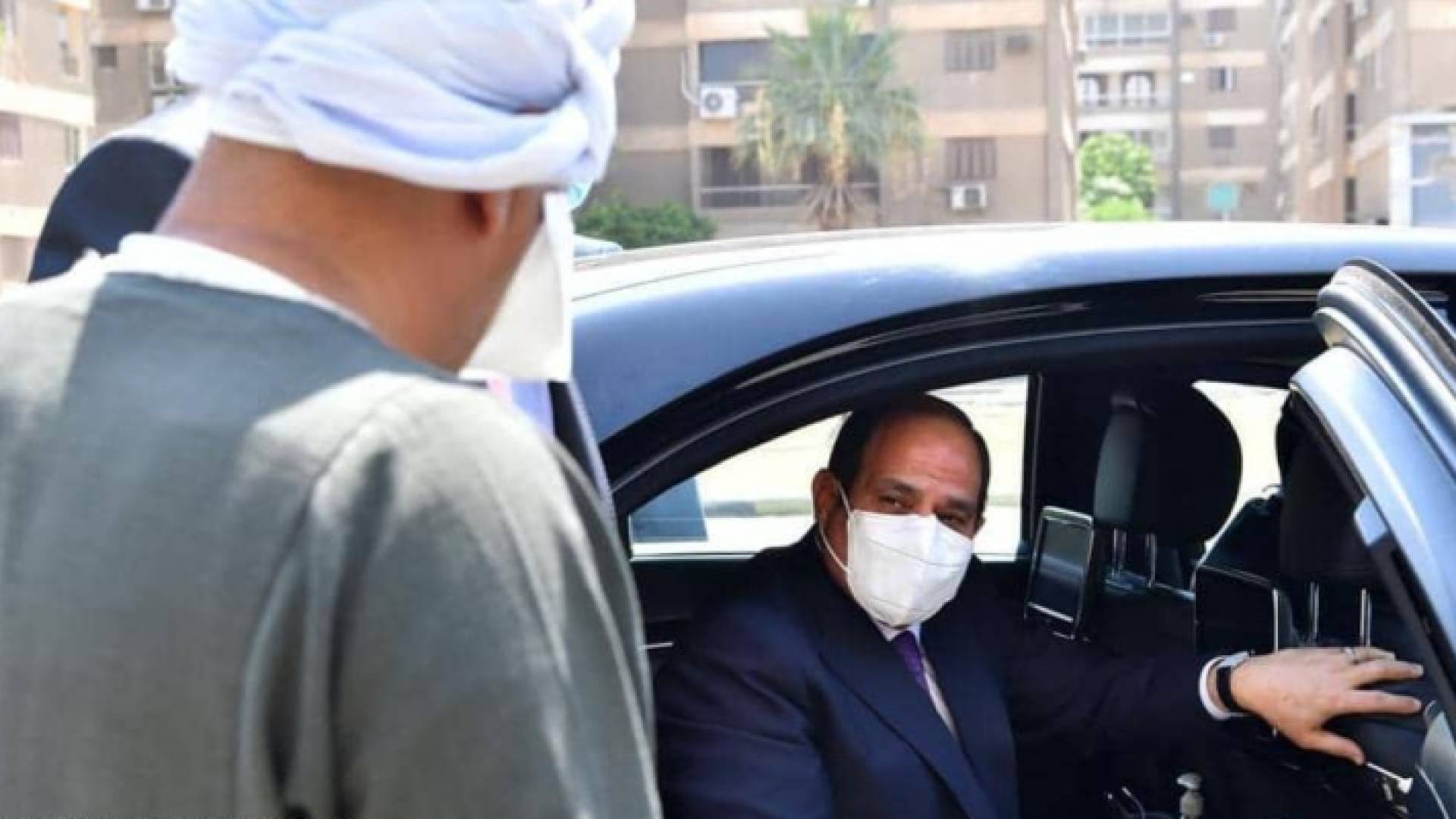 السيسي خلال الجولة التفقدية