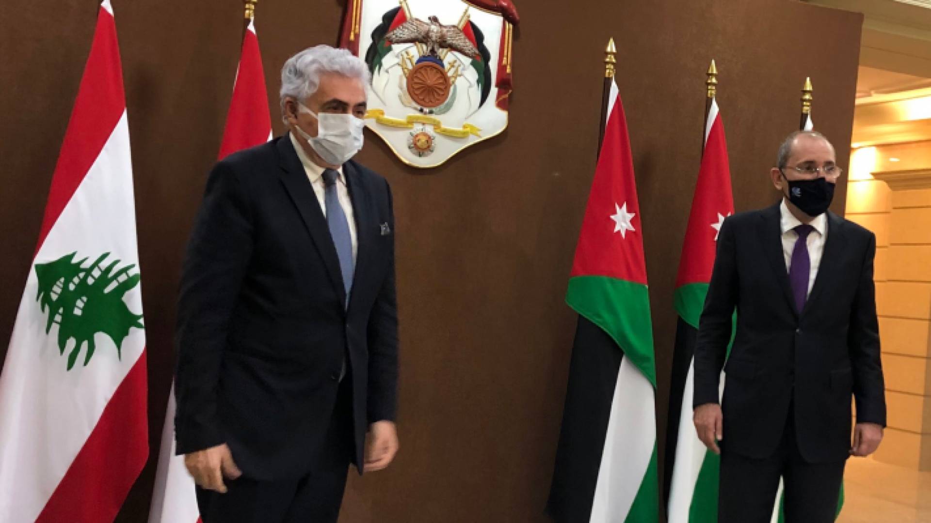 وزير الخارجية ونظيره اللبناني