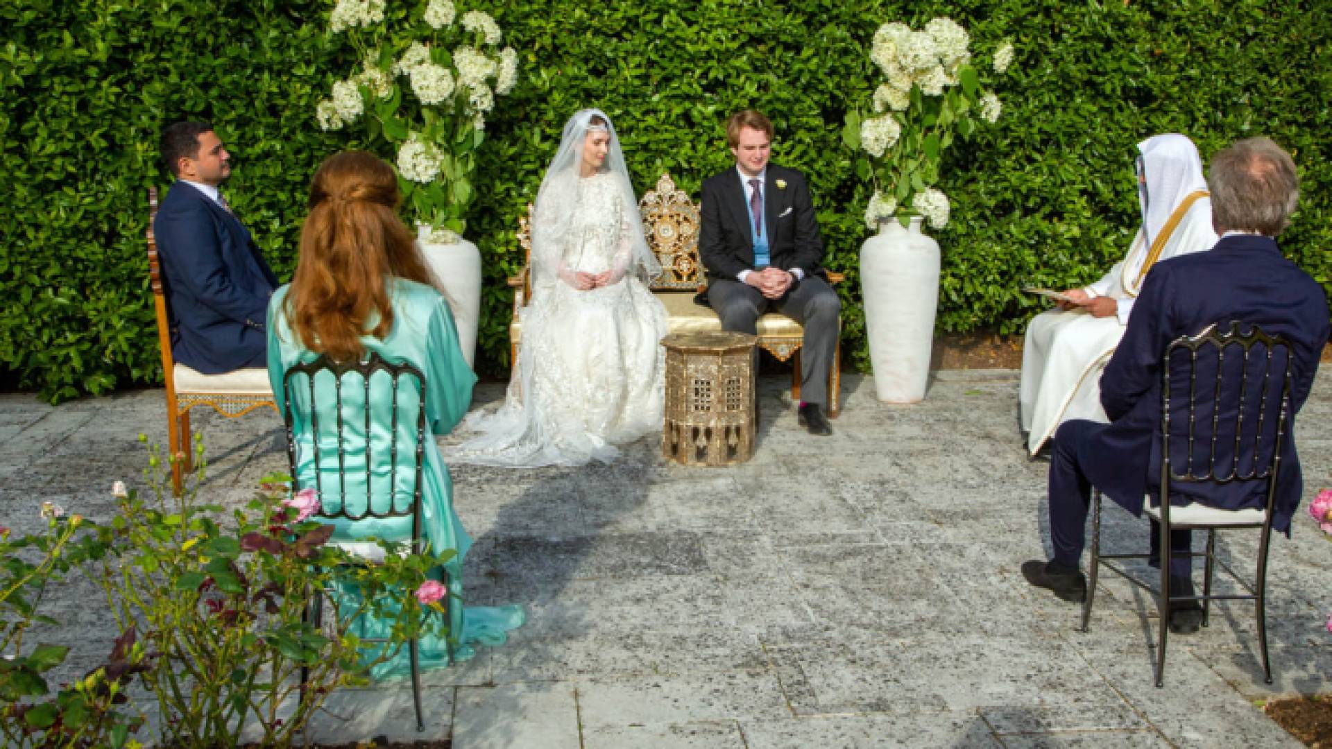 عقد قران الأميرة راية بنت الحسين