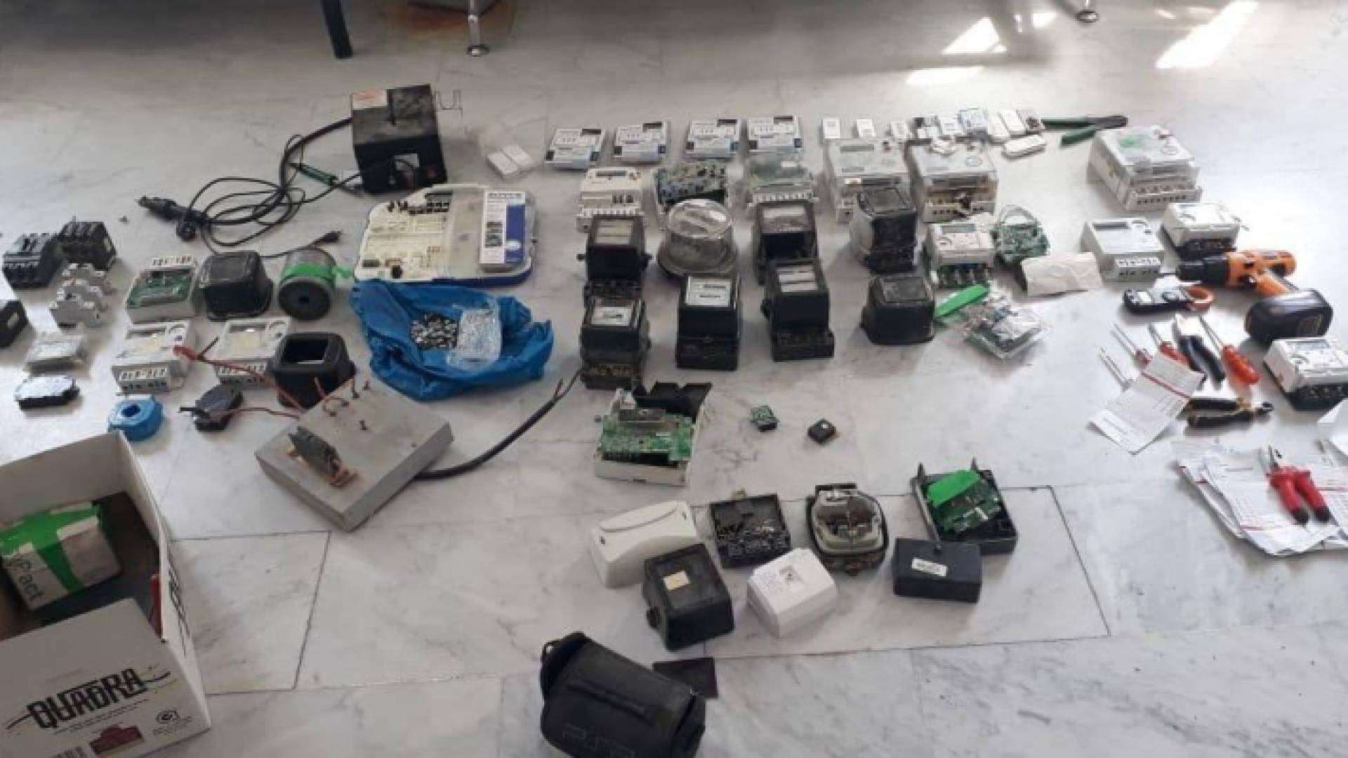 جانب من المضبوطات