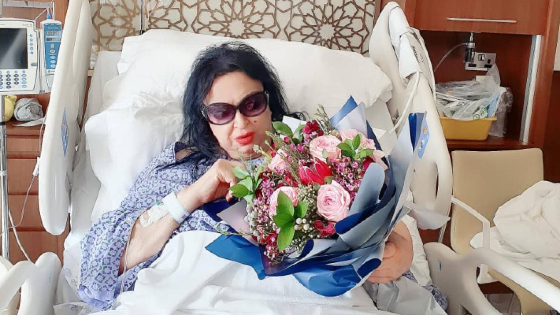 سميرة توفيق تجري عملية قسطرة في القلب