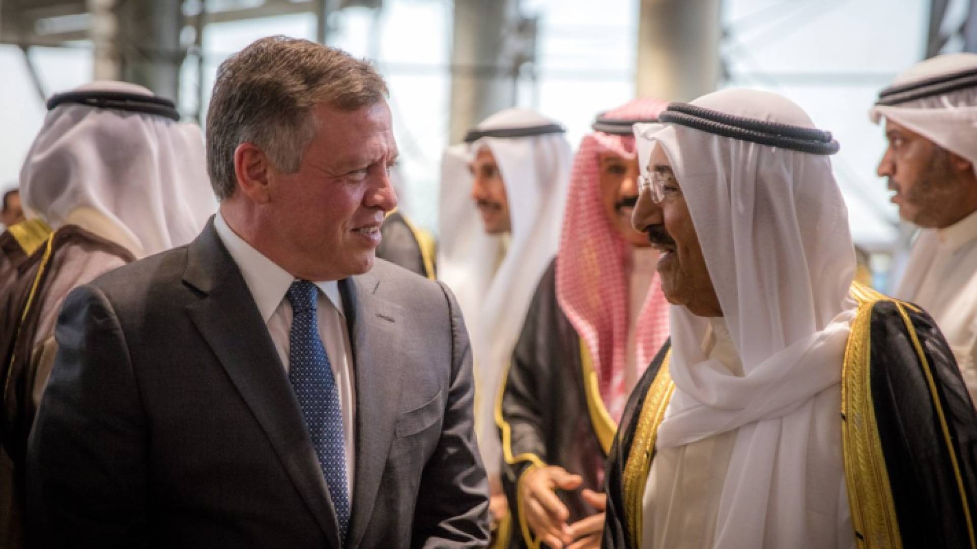 الملك عبد الله الثاني وامير الكويت - ارشيفية