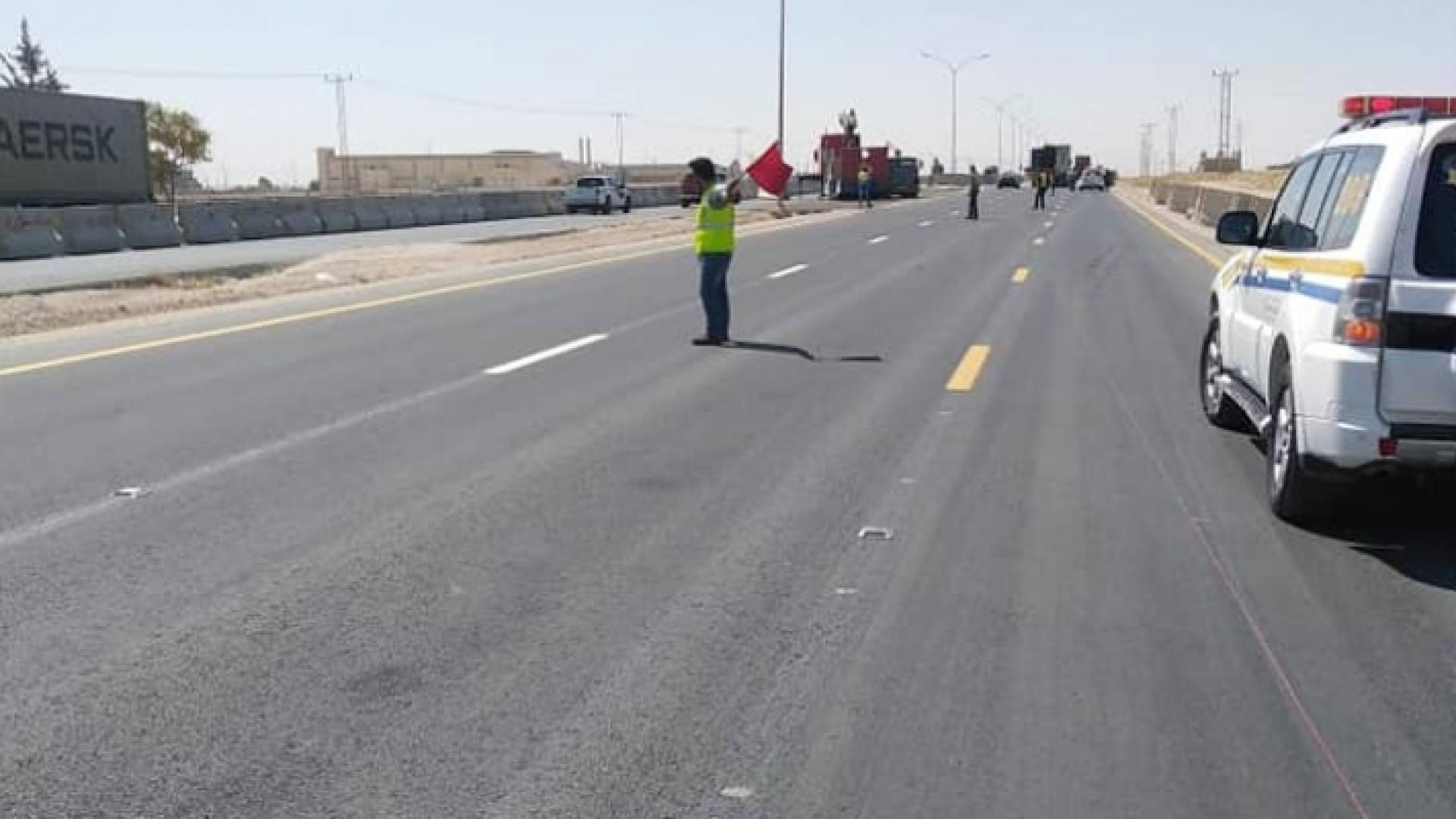 تحويلات مرورية جديدة على الطريق الصحراوي