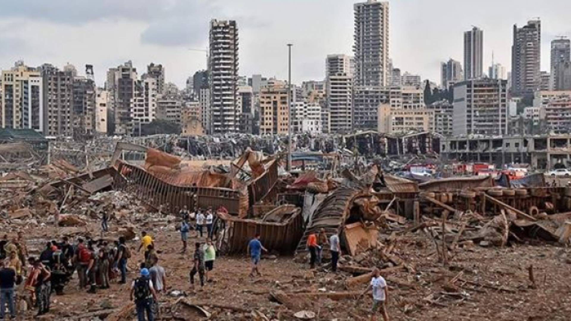 أثار انفجار بيروت