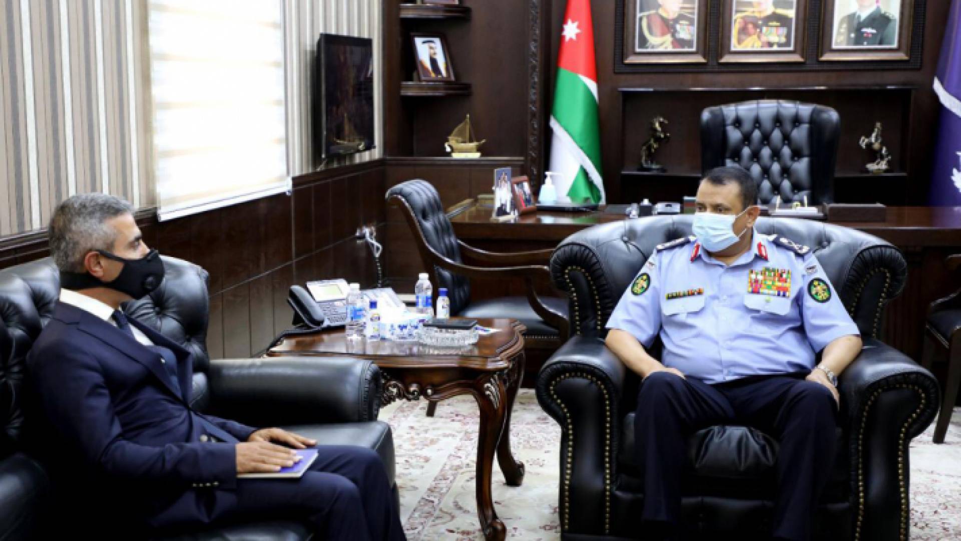مدير الأمن العام يلتقي مدير الموارد البشرية اللوجستية في دائرة الشرطة الدولية في نيويورك