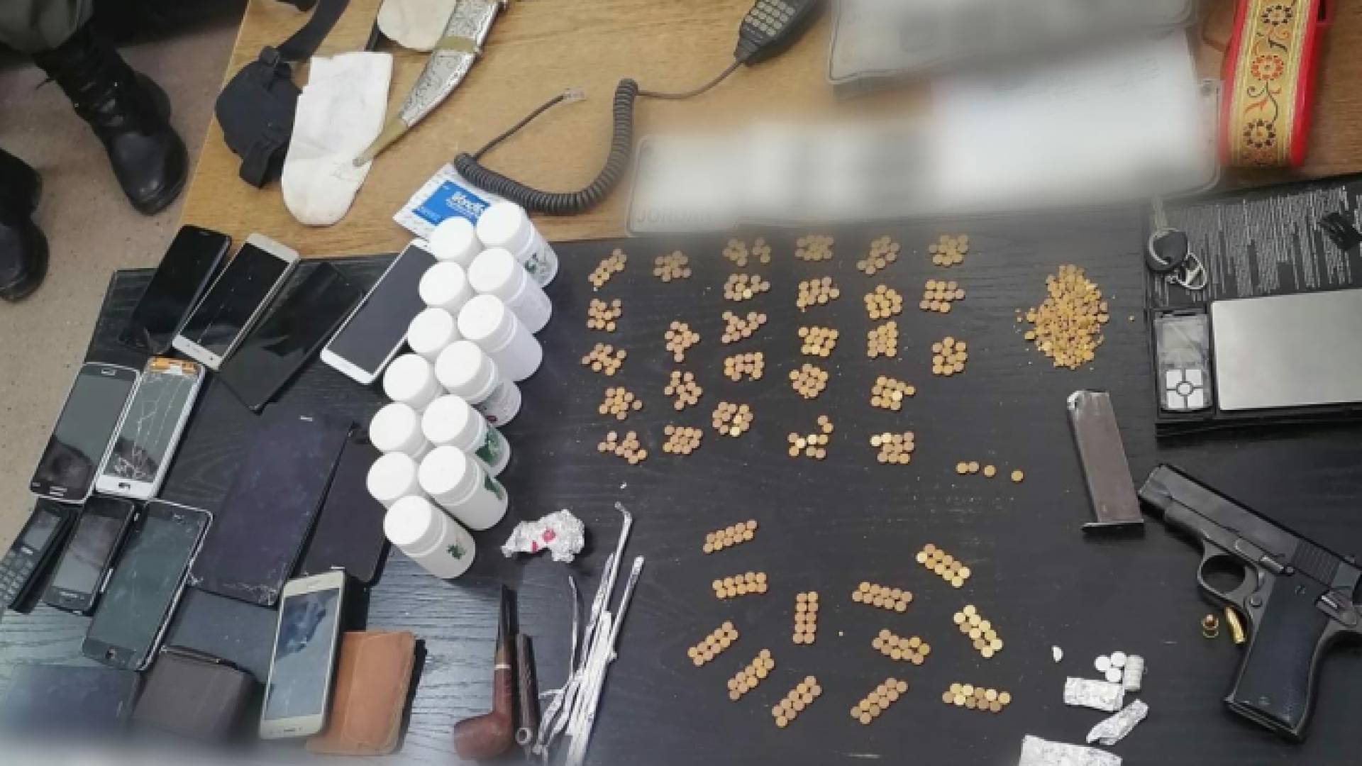 من المضبوطات