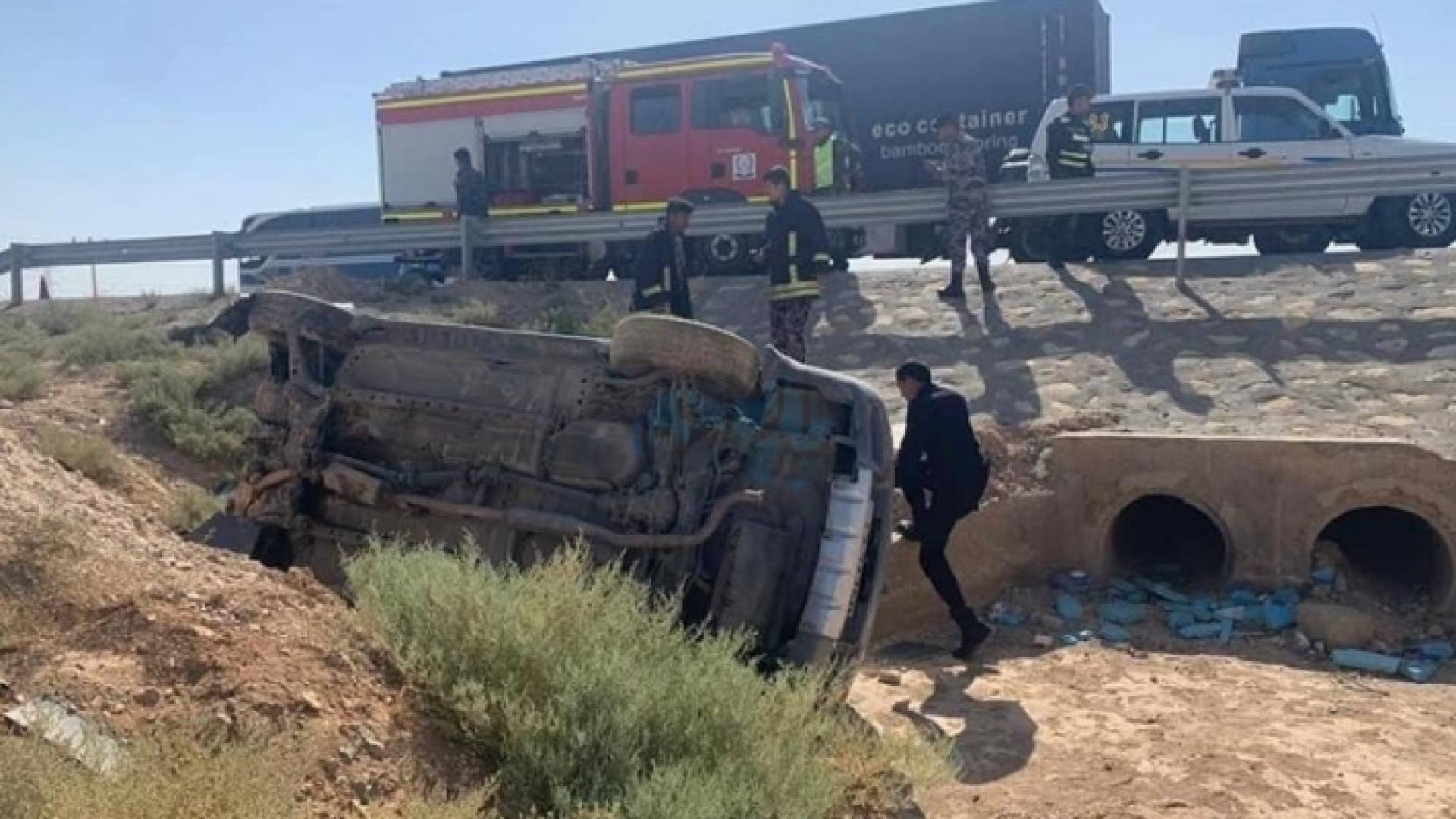 صورة من موقع حادث الكرك