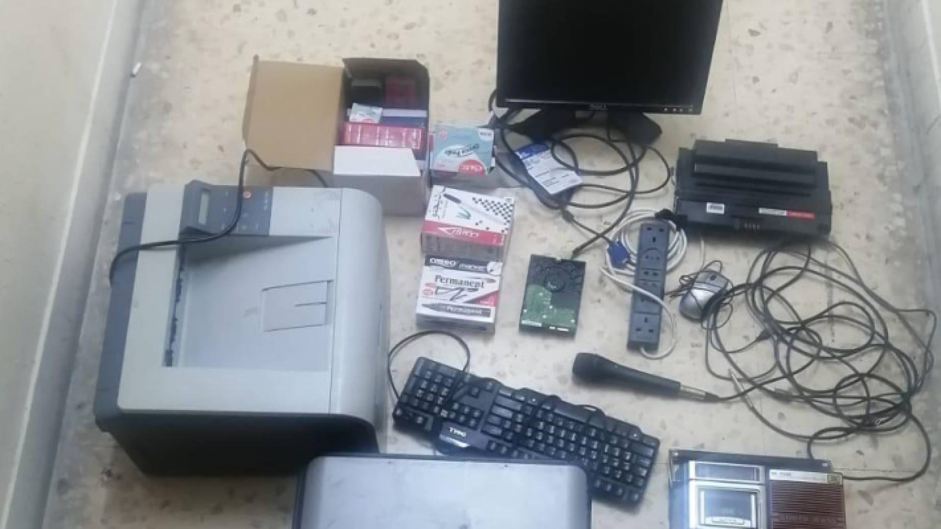 من المضبوطات