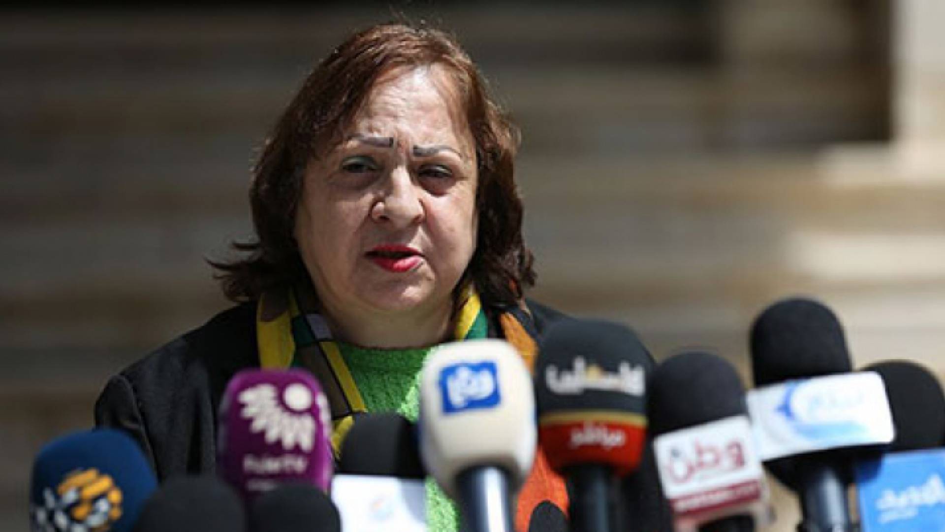 وزيرة الصحة الفلسطينية