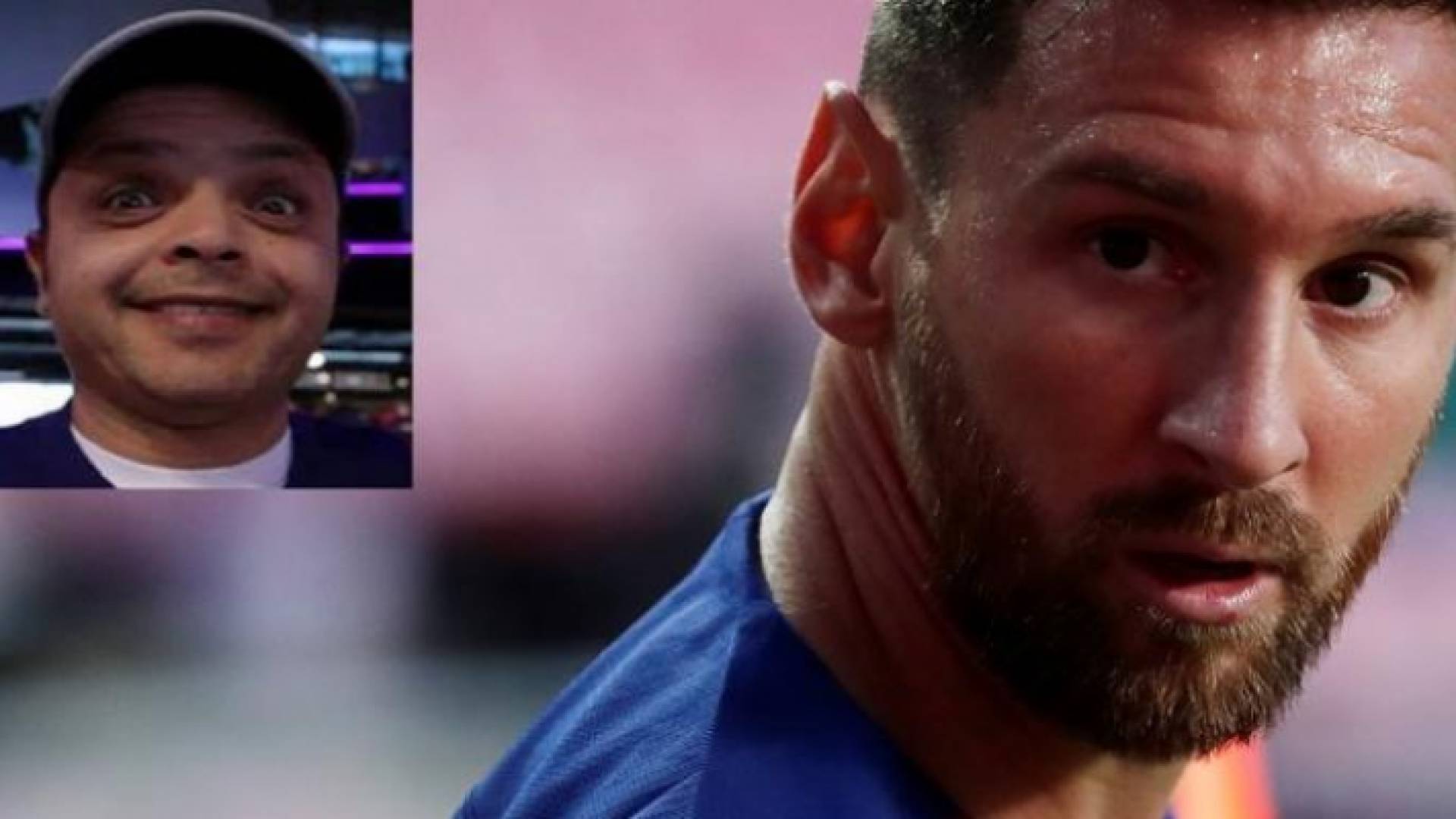 ميسي وهنيدي "صورة مركبة"