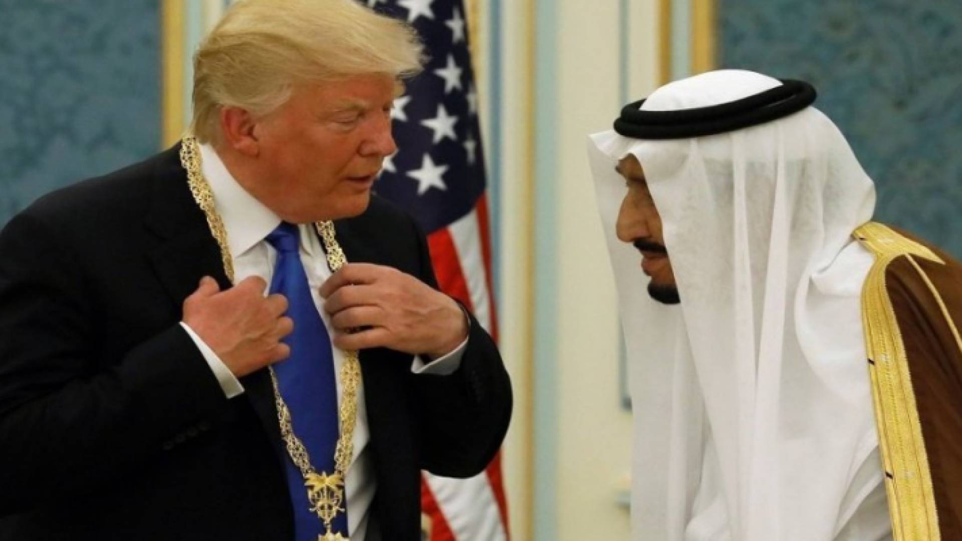 دونالد ترمب والملك سلمان بن عبدالعزيز